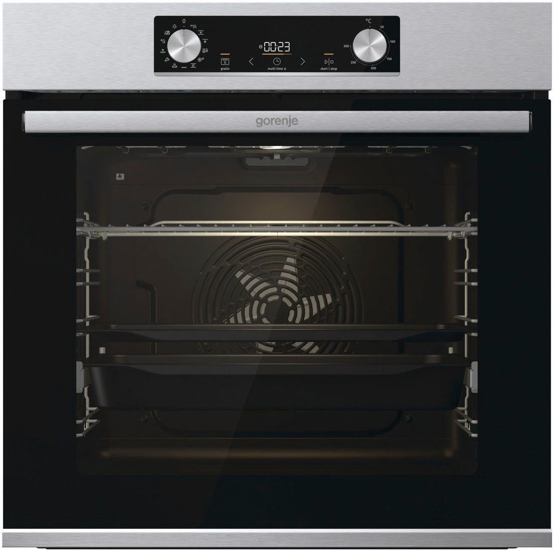 GORENJE Pyrolyse Backofen BPS6737E14X, BPS6737E14BG, mit 1-fach-Teleskopauszug, Pyrolyse-Selbstreinigung, AirFry-Funktion