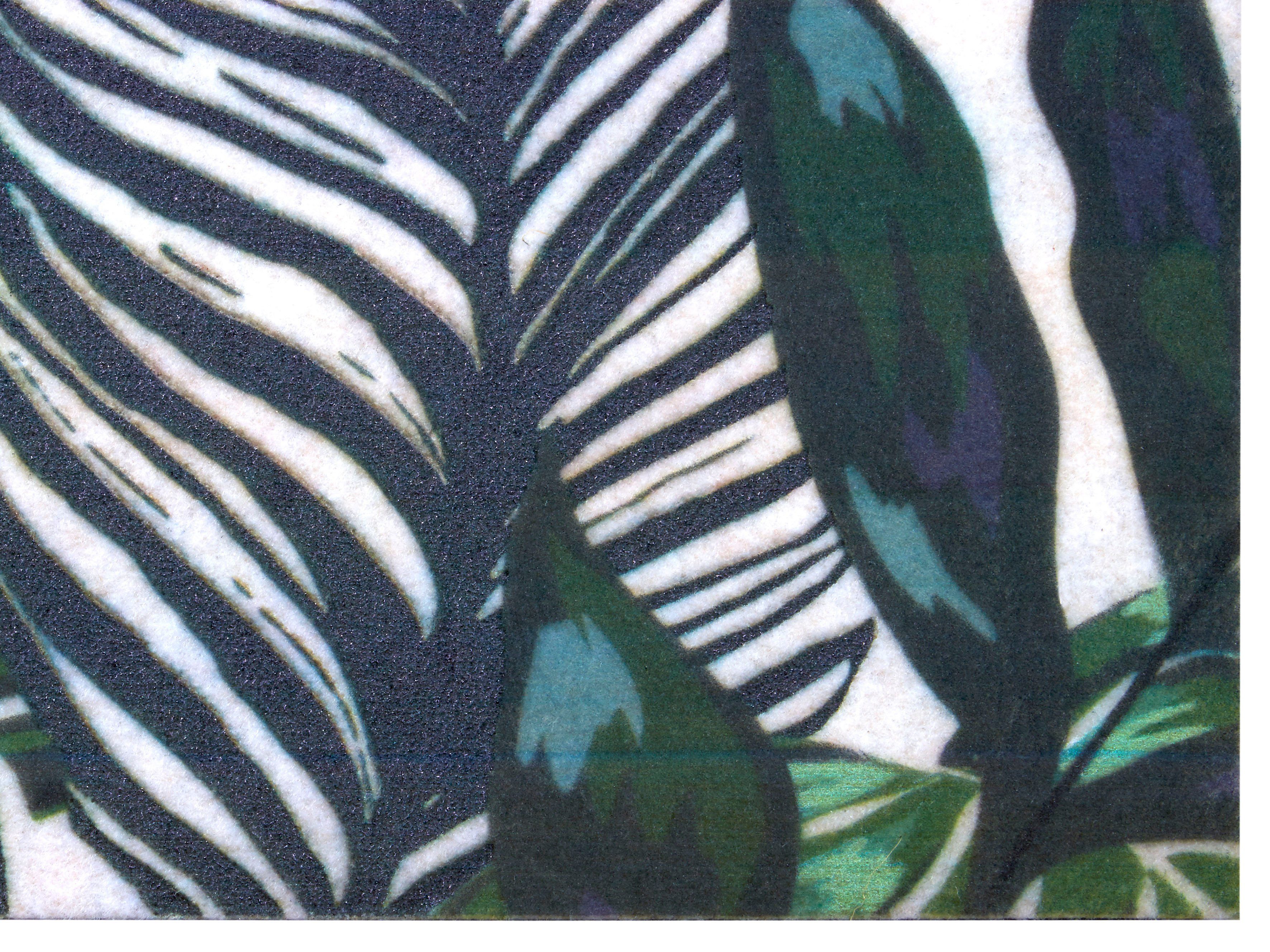 Fußmatte Dschungel, my home, rechteckig, Blätter, 6 robust, mm, Höhe: Türvorleger, Floral, Eingang, rutschfest
