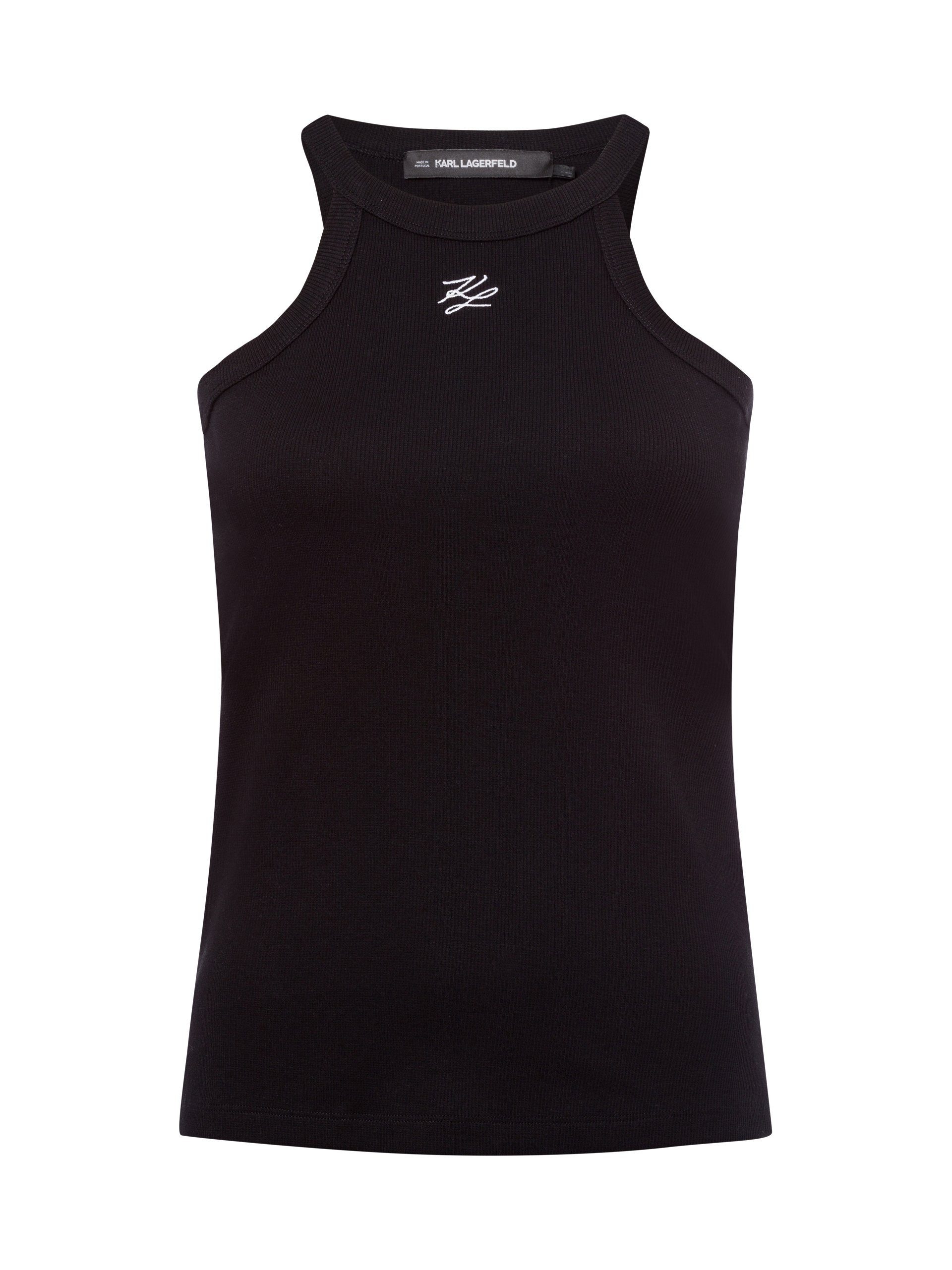 KARL LAGERFELD Print-Shirt Autograph Tank