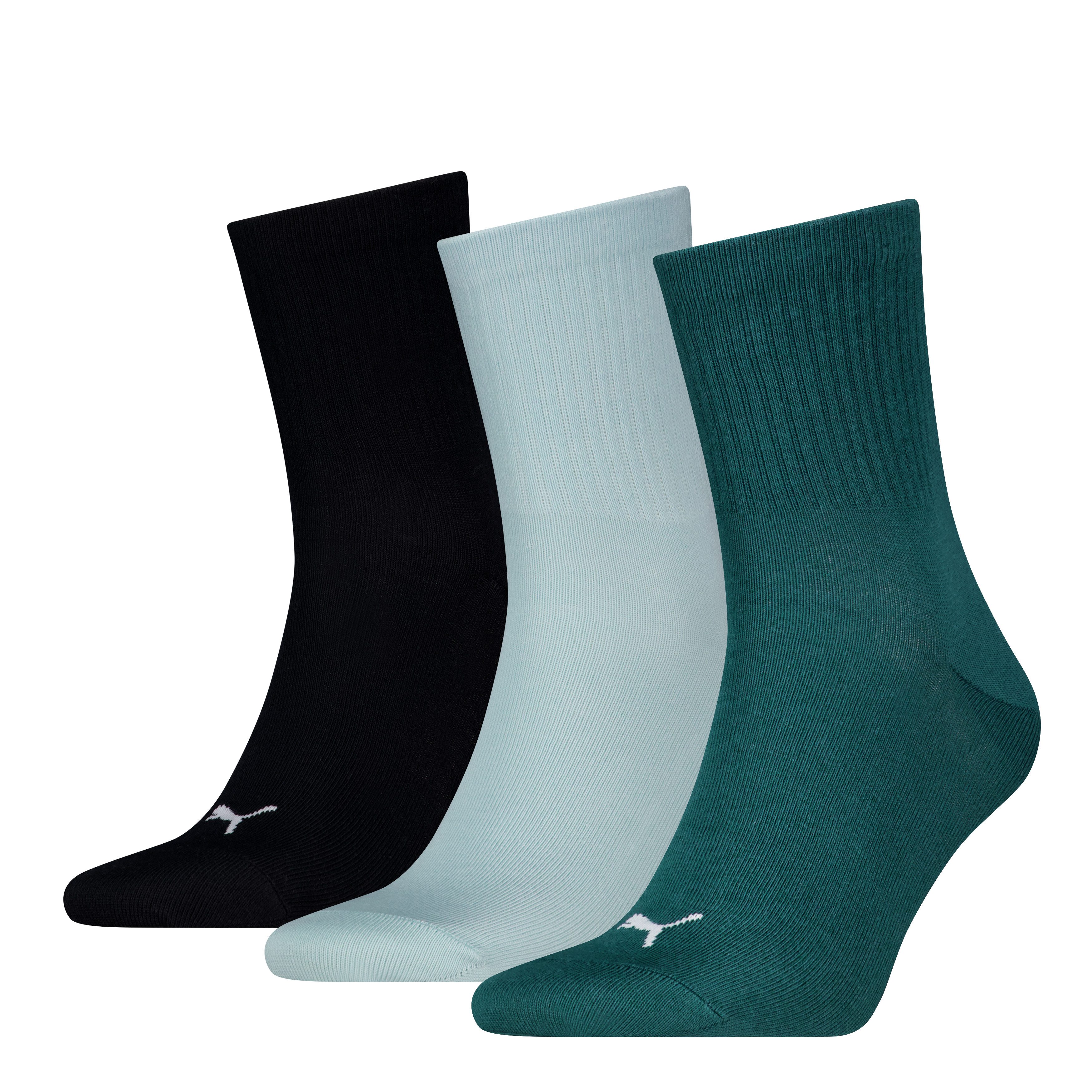 PUMA Socken PUMA UNISEX LOGO SHORT CREW (3-Paar)