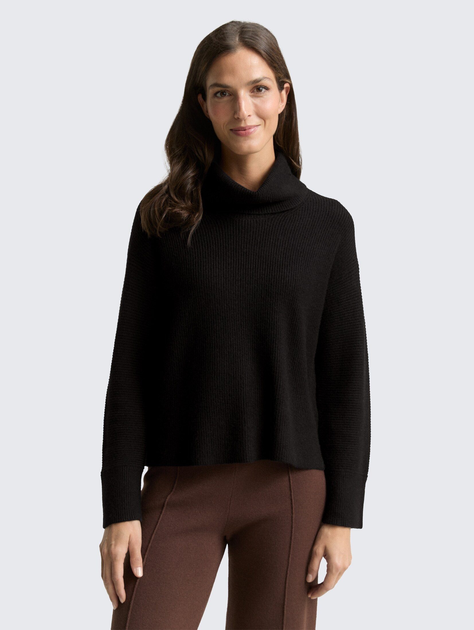 TOM TAILOR Strickpullover Pullover & Strickjacken Oversize Rollkragenpullov günstig online kaufen