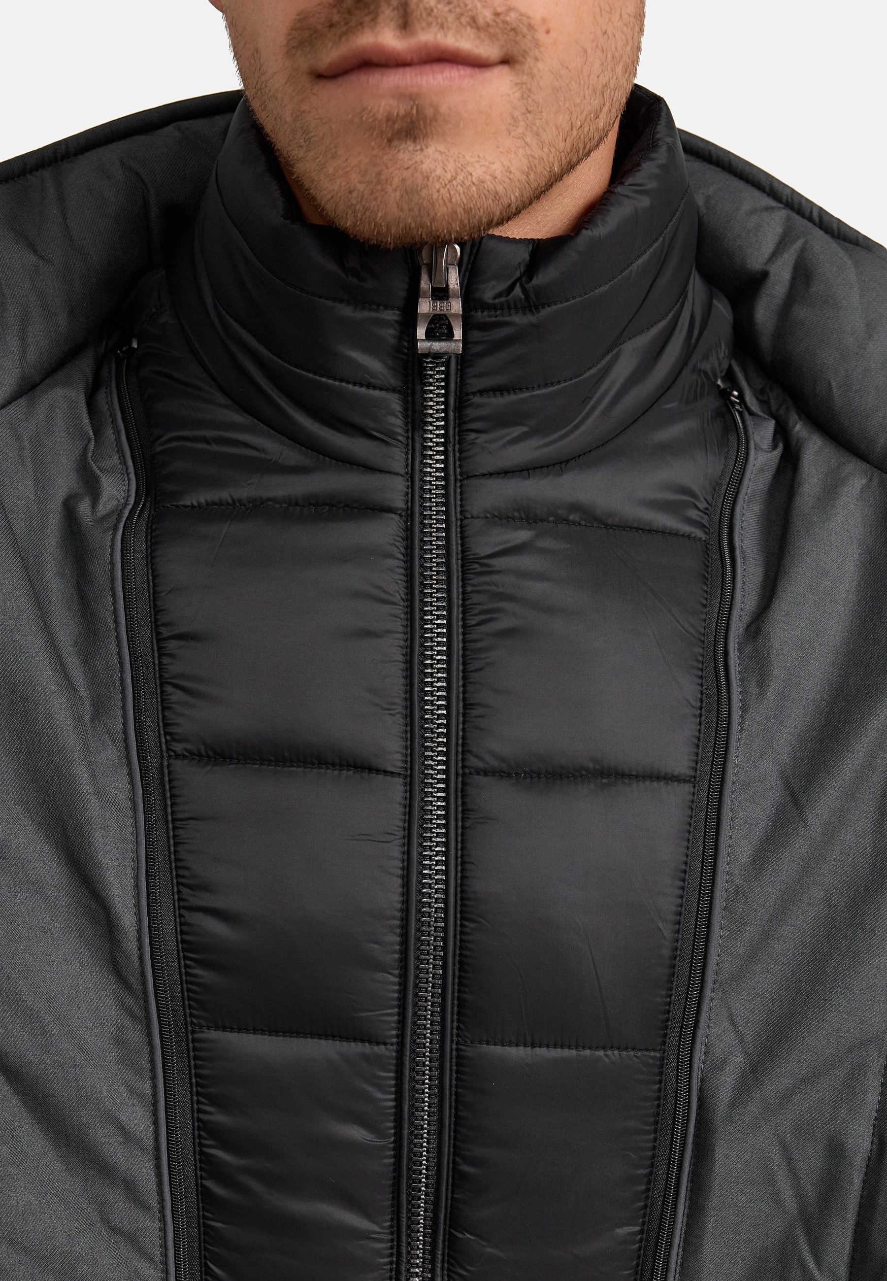 Indicode Wintermantel Herren INWooding Jacke Winter Herrenjacke Jacke mit abnehmbarem Inlay