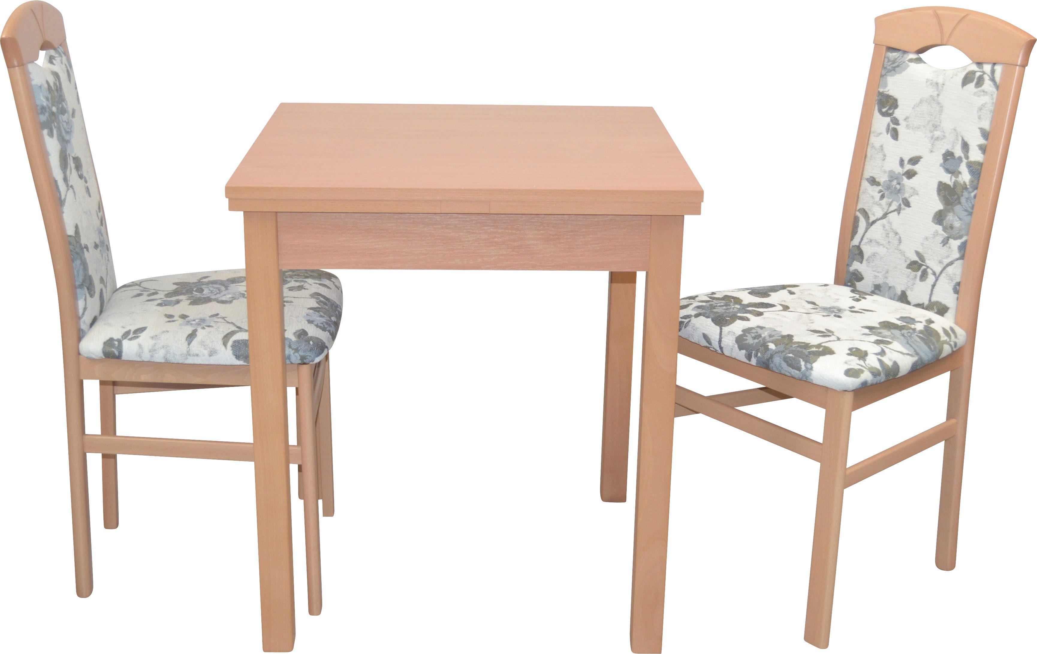 HOFMANN LIVING AND MORE Essgruppe Berta, (Spar-Set, 3-tlg., 1 Tisch, 2 Стільці)