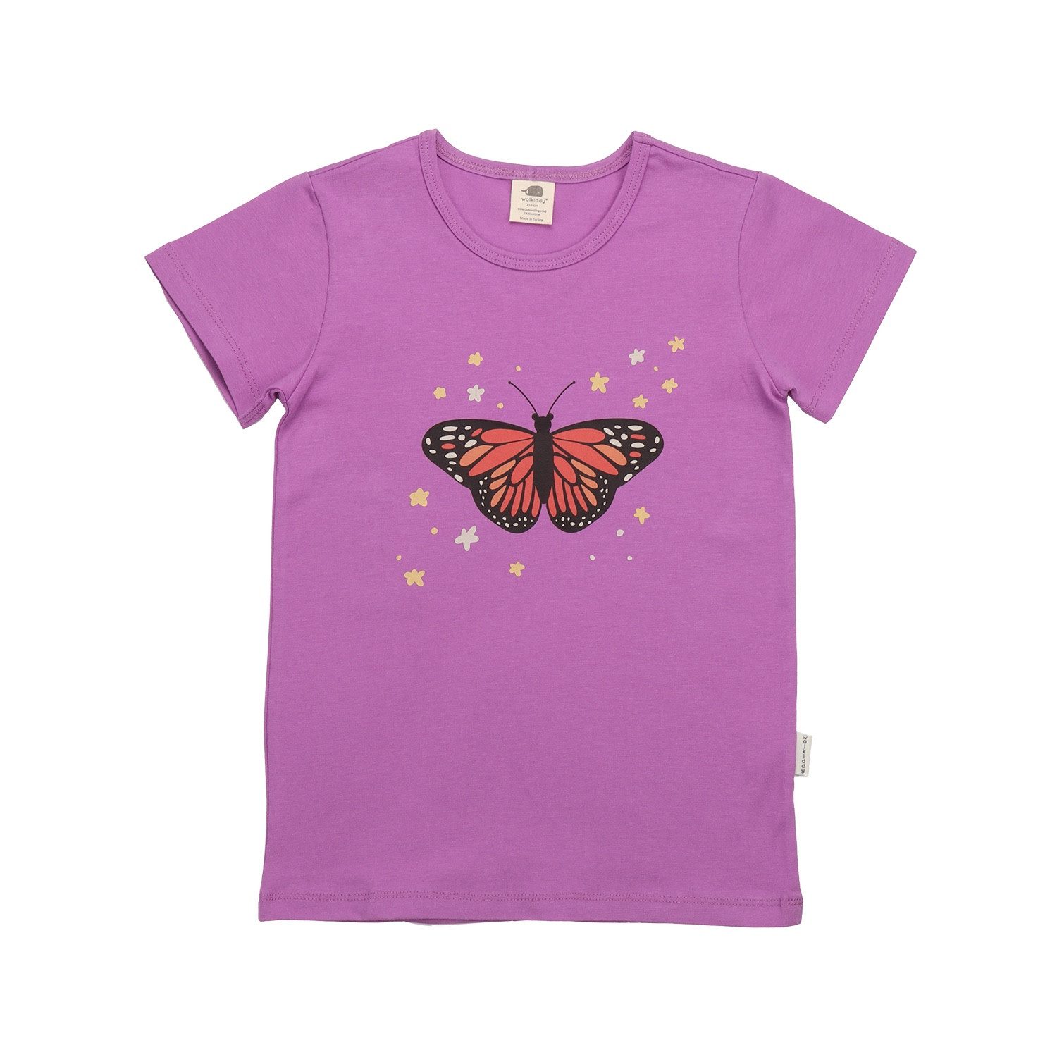 T-Shirt T-Shirt mit Schmetterlingsmotiv aus Bio-Baumwolle