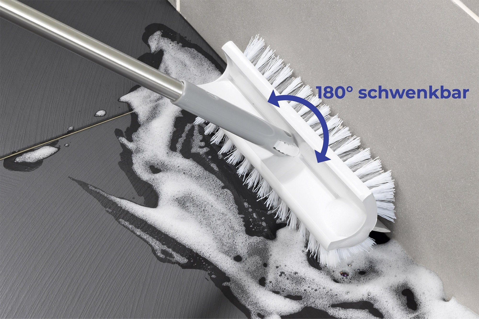 Reinigungsbürste, mit Maximex doppelseitig ausziehbar Abziehlippe, (1-tlg),