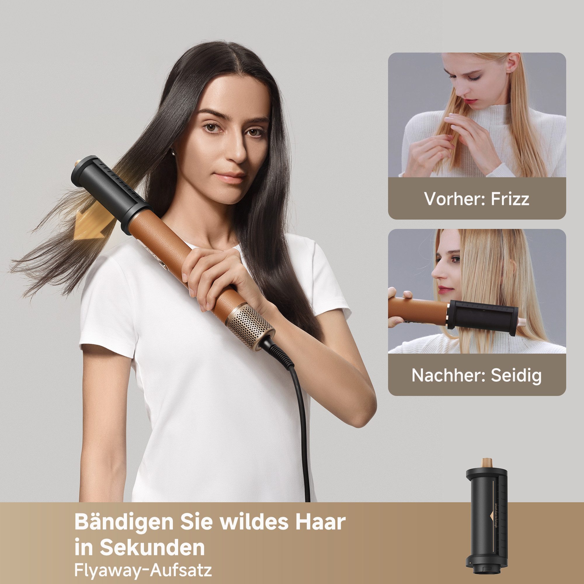 Dreame Haarstyler AirStyle Pro 2, Multi-Haarstyler, Lockenwickler, Hitzeschutz
