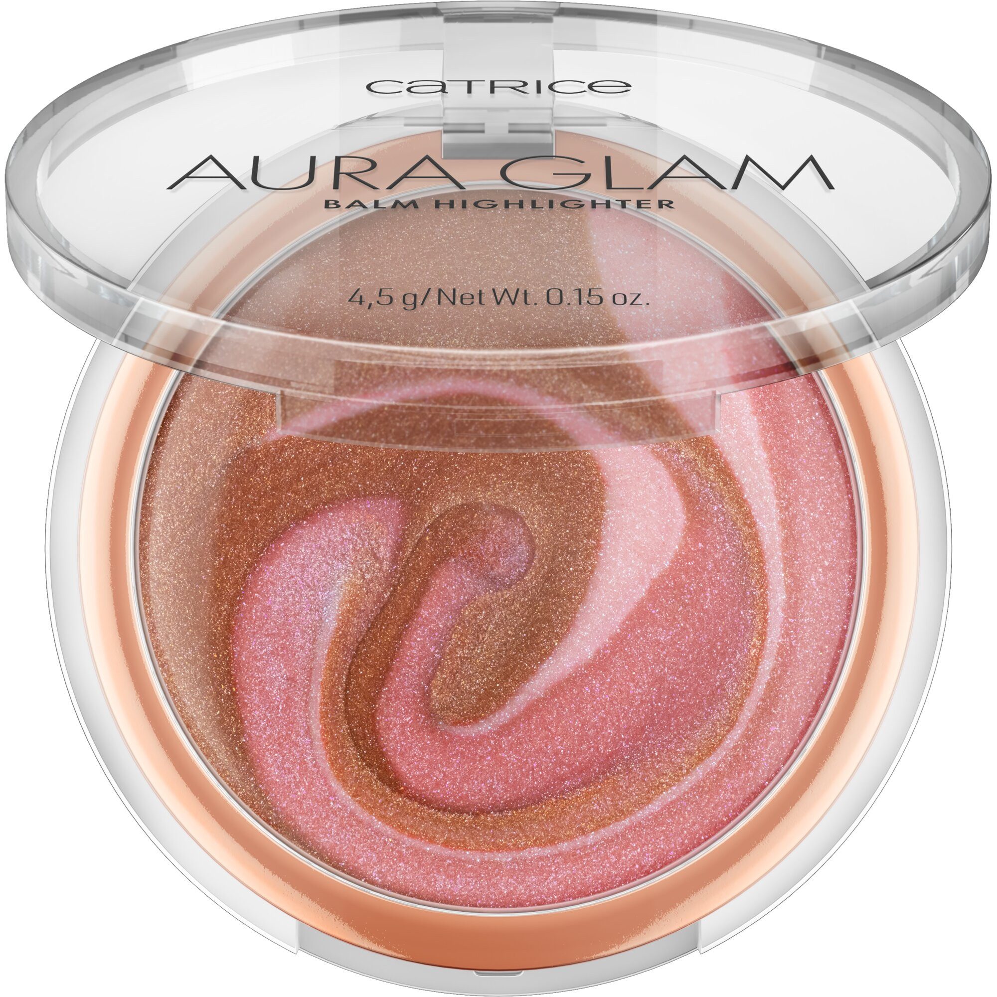 Catrice Highlighter Aura Glam Balm Highlighter, Leichte, cremige Textur, die sanft mit der Haut verschmilzt