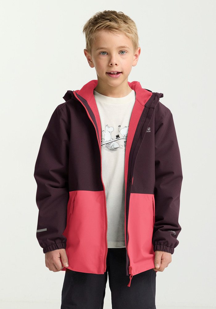 Jack Wolfskin Winterjacke SNOW DAYS JKT KIDS Winterjacke für Kinder, warm, wasserdicht