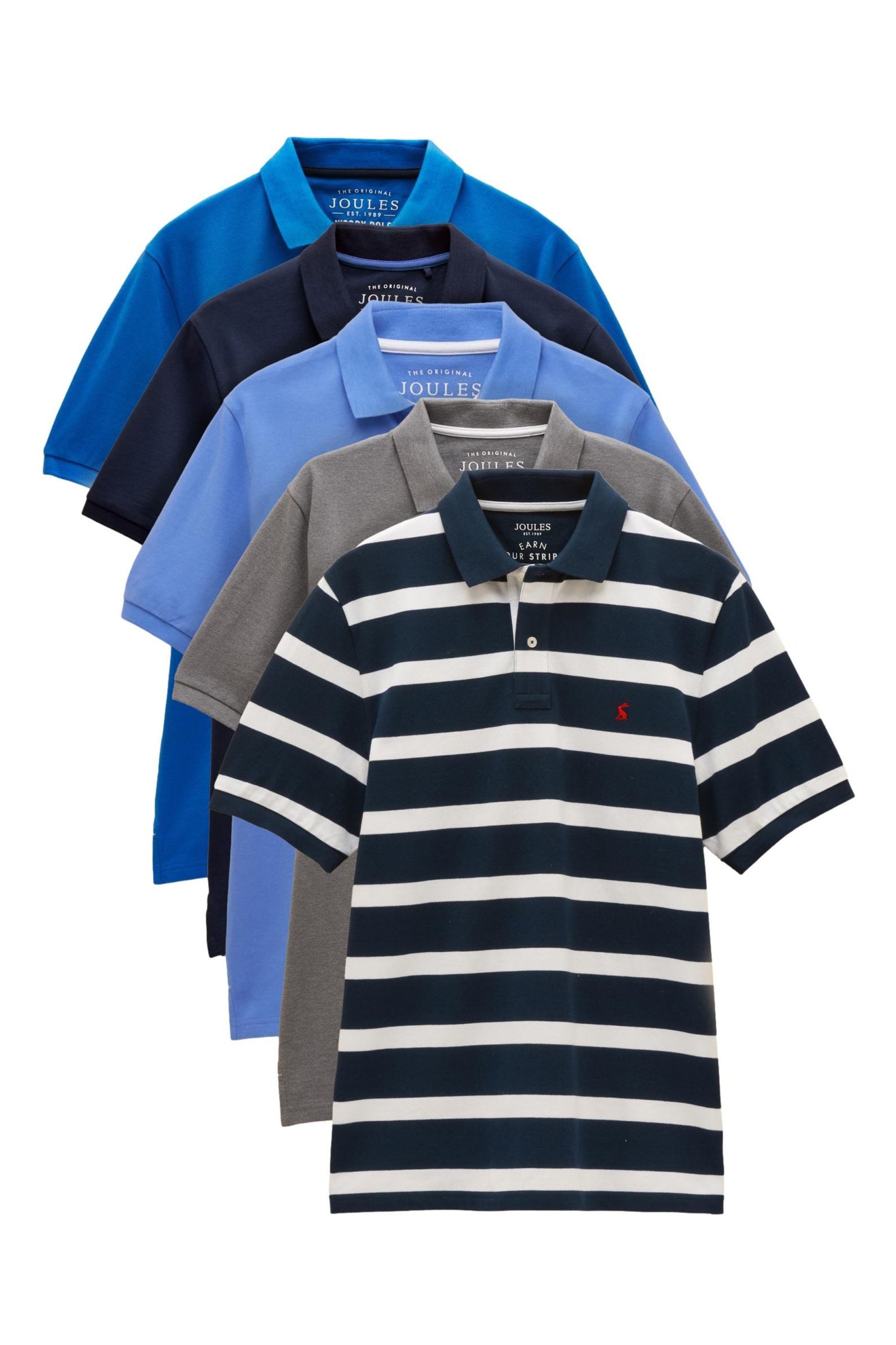 Tom Joule Poloshirt Joules Woody Polohemden im Multipack (5-tlg)