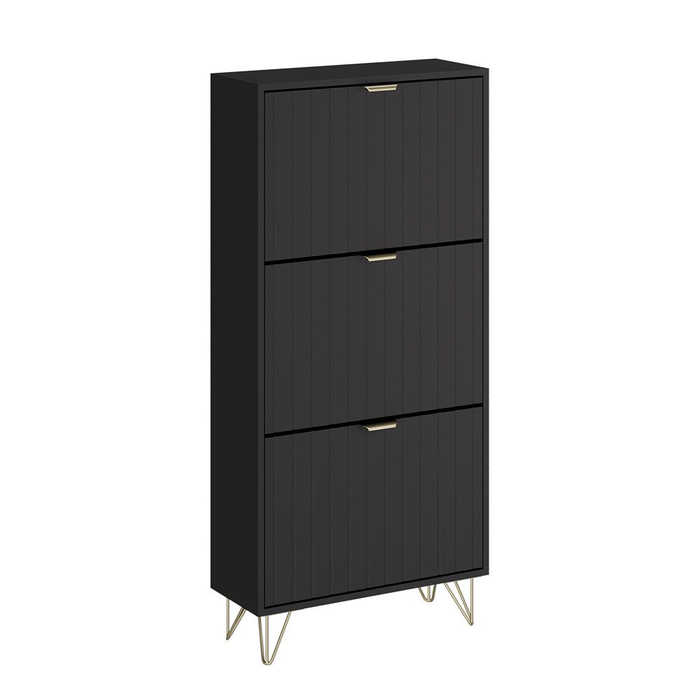 Vicco Schuhschrank Helge, Schwarz, 60 x günstig online kaufen
