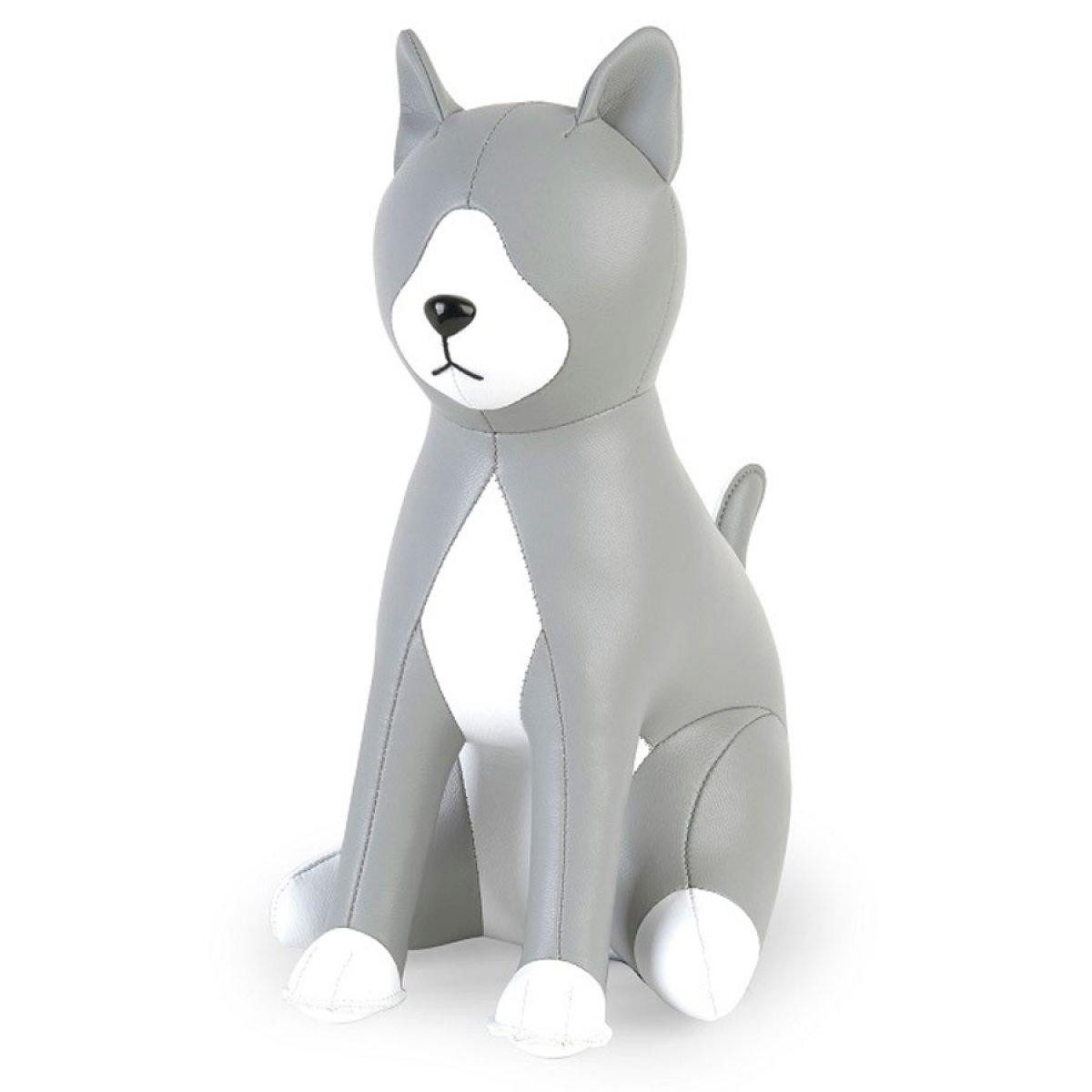 Züny Dekofigur Buchstütze Dekorationsobjekt Katze Tuxedo Grau (1kg)