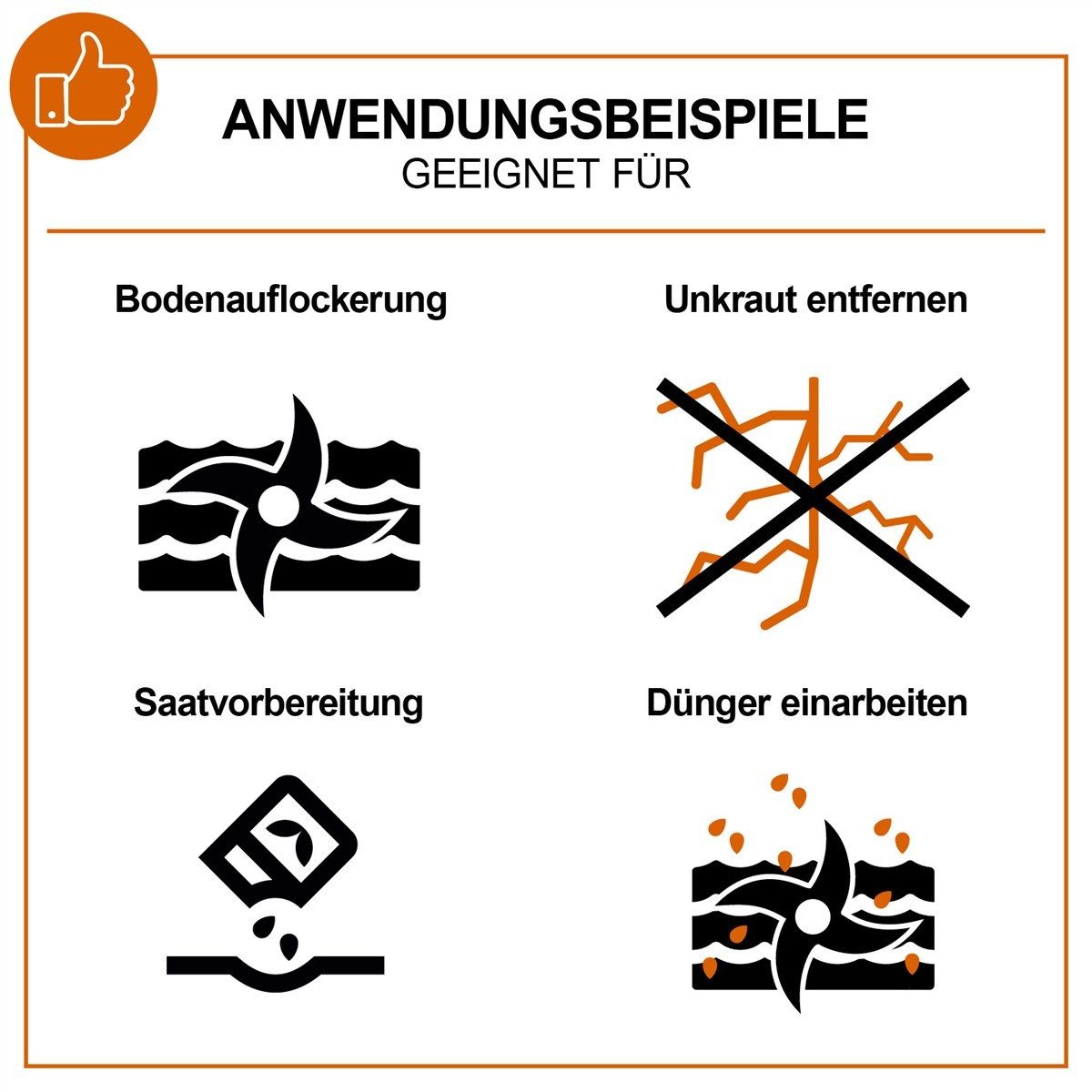 Scheppach Elektromotorhacke IXES Elektro-Motorhacke Gartenfräse IX-EH38, 360mm Arbeitsbreite, 36 cm Schnittbreite, Zusammenklappbar für einfachen Transport und Lagerung