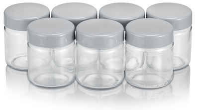 Severin Joghurtgläser »3513-088«, Glas, Kunststoff, (7-tlg), Ersatzgläser für Joghurtbereiter