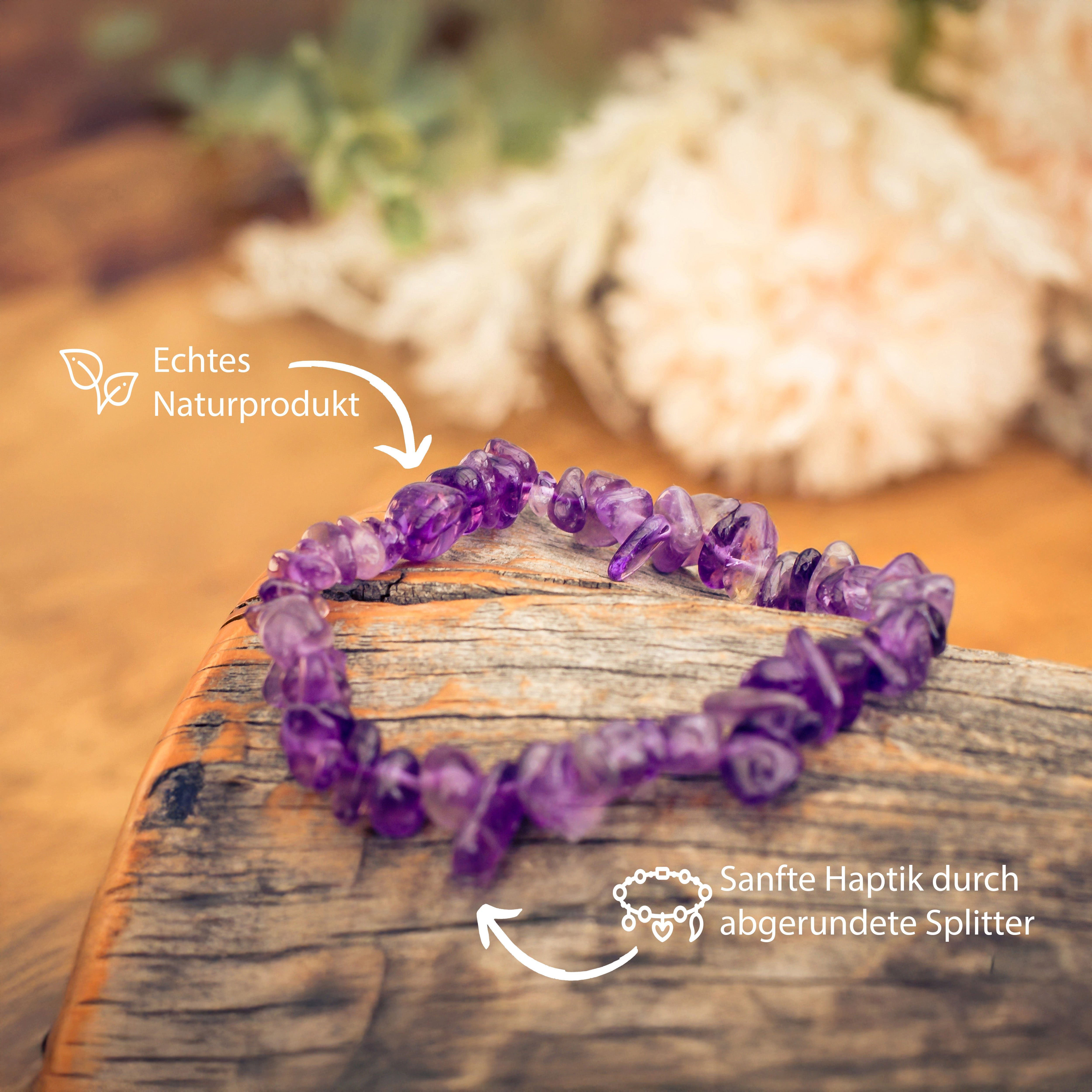 Lebensquelle Plus Armband Amethyst Splitterarmband – Bild 3 von 5