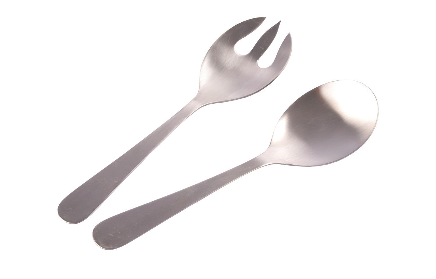 BURI Salatbesteck Edelstahl Salatbesteck Servierbesteck Salatlöffel Buffet Salat Besteck