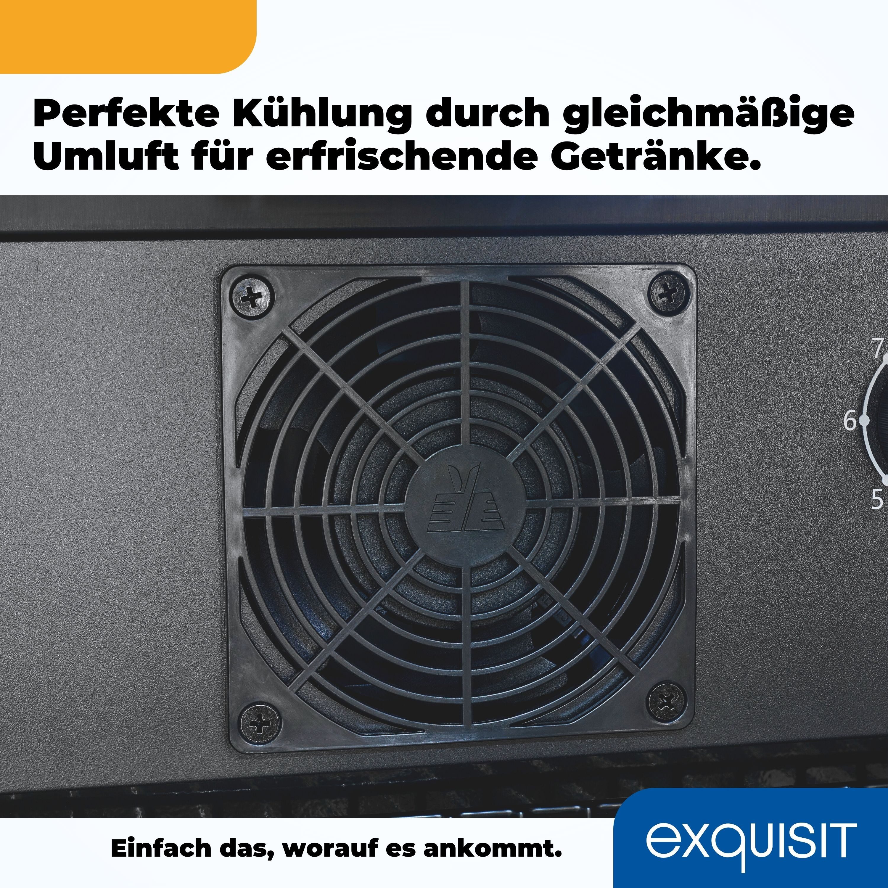 exquisit Getränkekühlschrank GKS120-GT-160C schwarz, 84 cm hoch, 54 cm breit, klein,kompakt,dekorativ, überall platzierbar für immer kühle Getränke