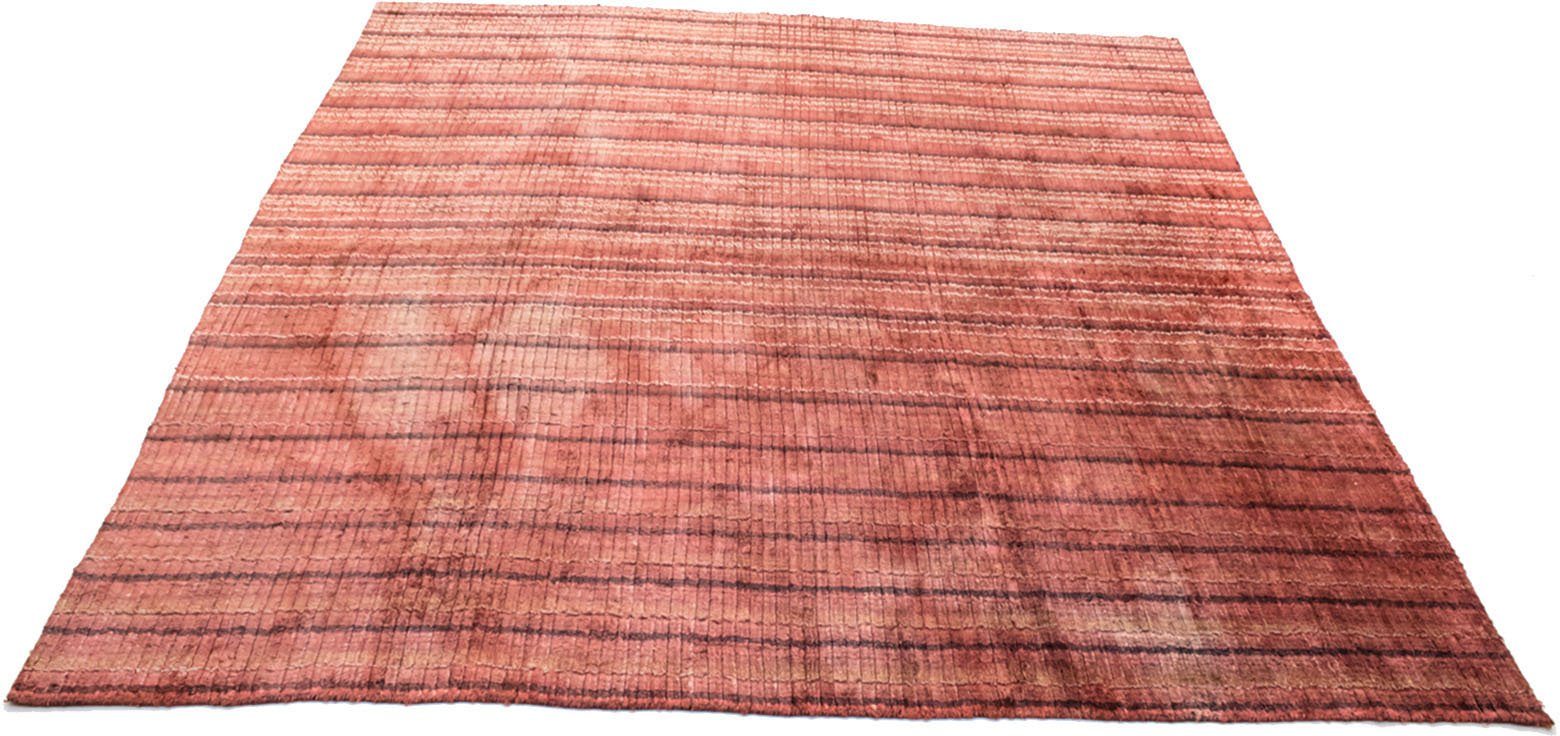 Teppich Schmutzabweisend/Pflegeleicht rechteckig, mehrfarbig, handgewebt morgenland, 12 mm, Loribaft Höhe: Teppich Viskose,