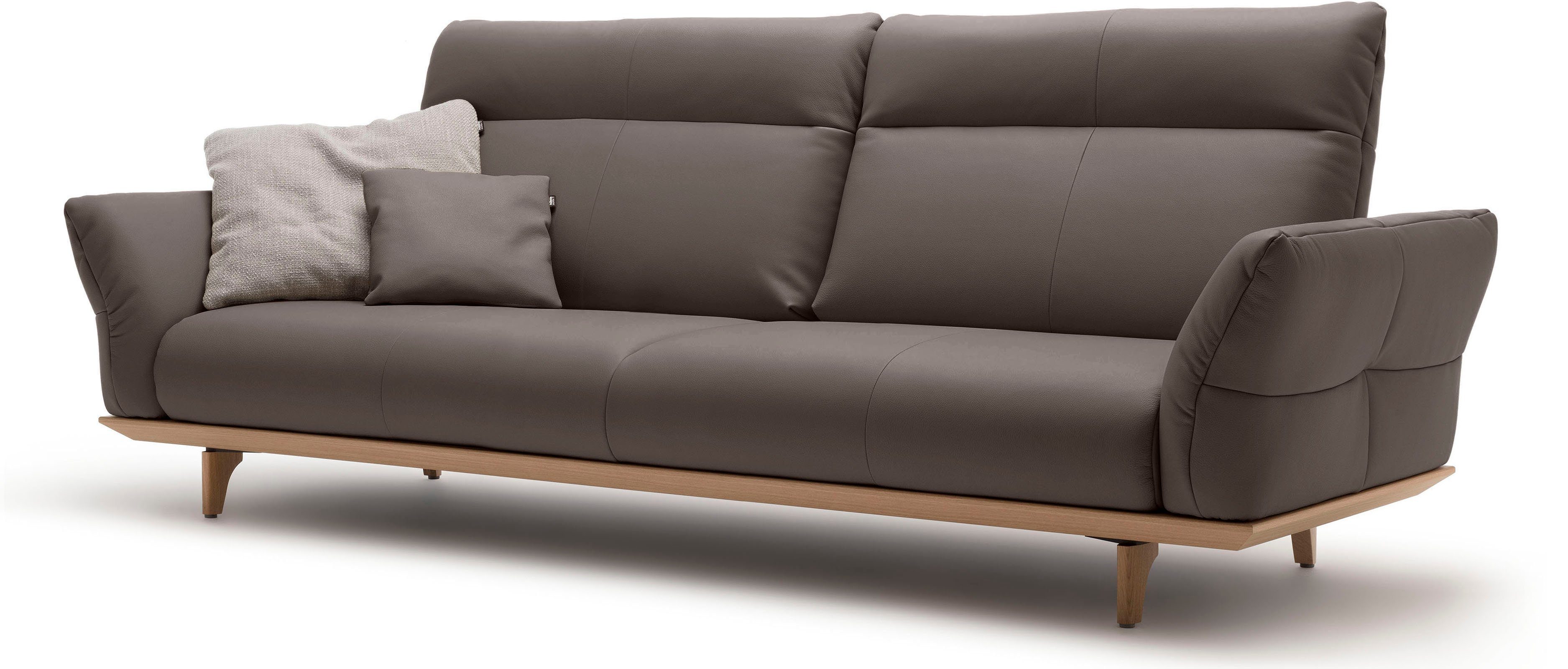 hülsta sofa hs.460, Breite natur, 248 Eiche in 4-Sitzer cm Sockel Füße Eiche