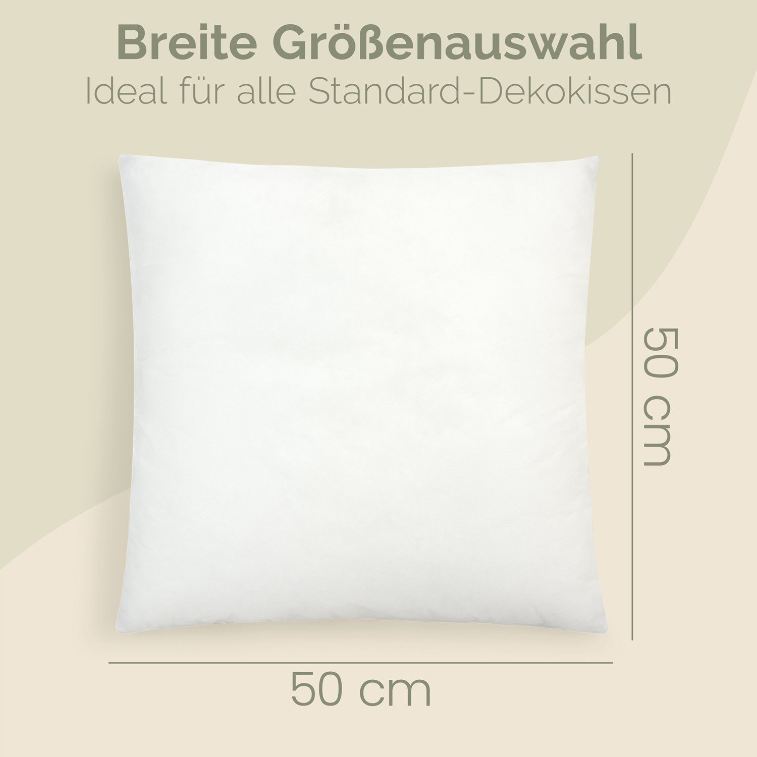Blumtal Kissenfüllung Blumtal Kissenfüllung - Oeko-TEX zertifizierte Füllung, Füllkissen in verschiedenen Größen