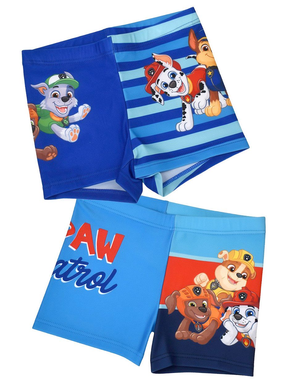 United Labels® Badehose Paw Patrol Badehose Schwimmhose Badekleidung Hose (2er Pack)
