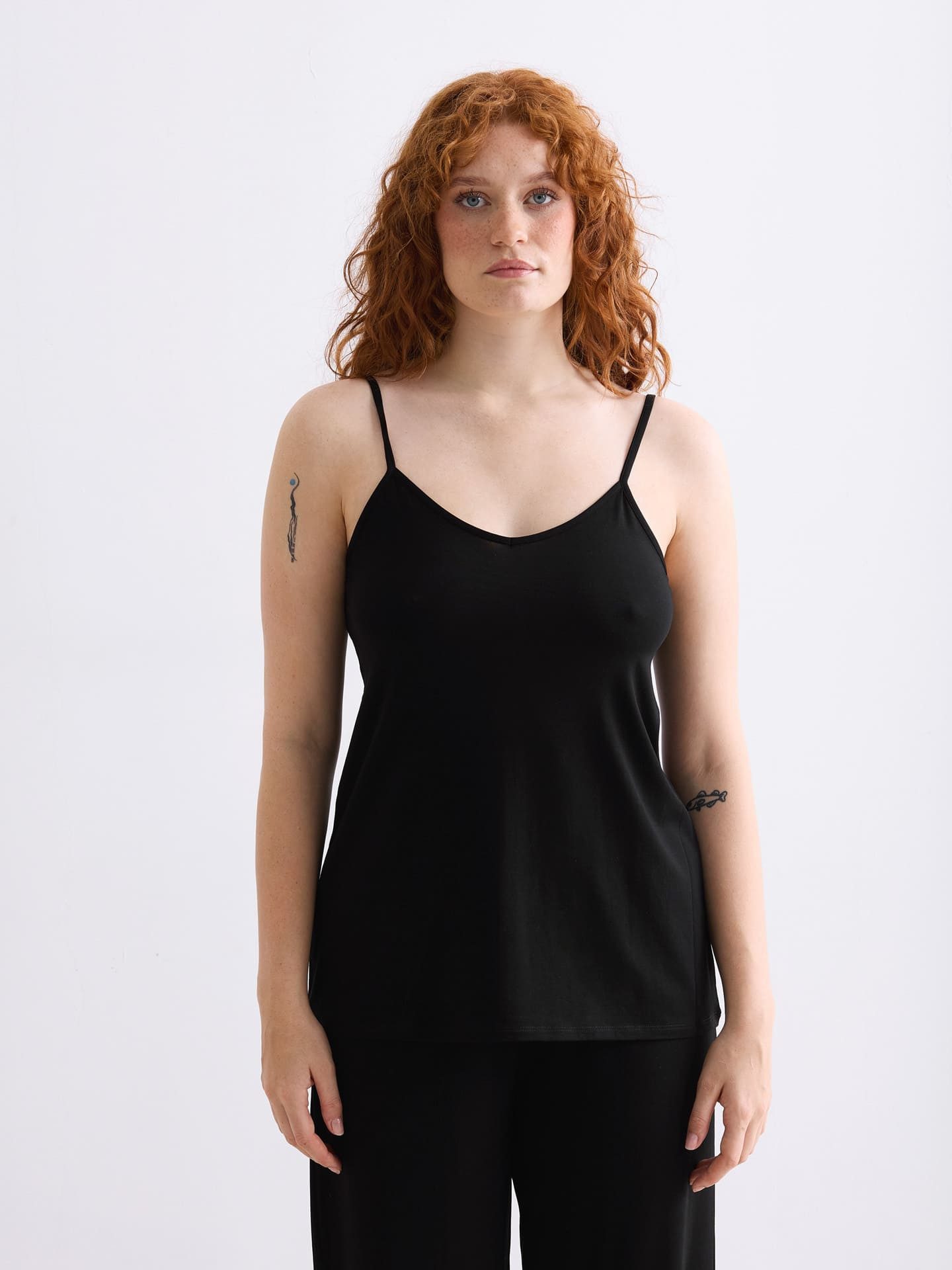 Erlich Textil Nachthemd Light Touch Camisole aus weichem Lyocell (1-tlg)