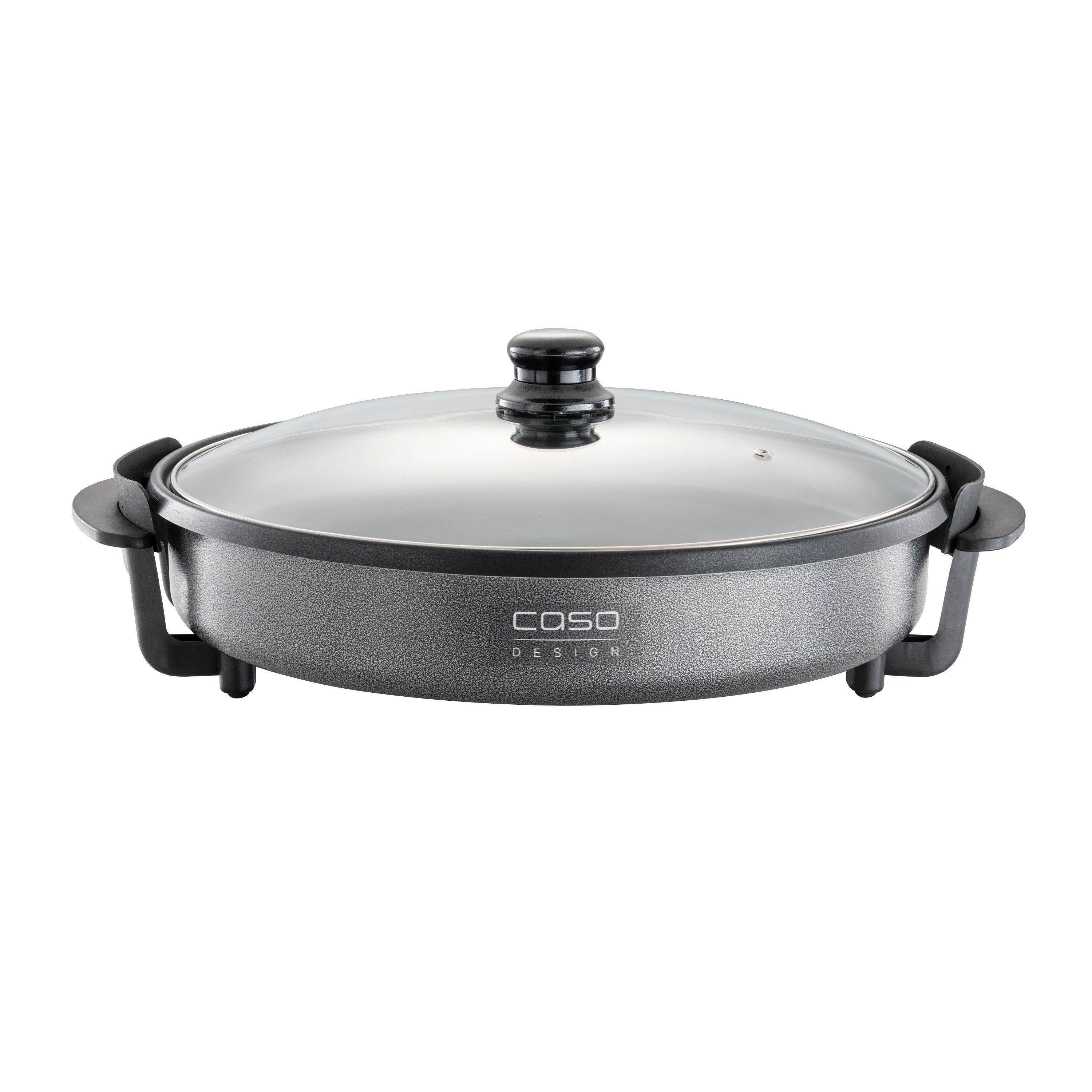 Caso Elektrische Partypfanne Profi Partypfanne, 1500 W, Antihaftbeschichtung, Durchmesser: 42 cm, Innenhöhe: 7,5 cm