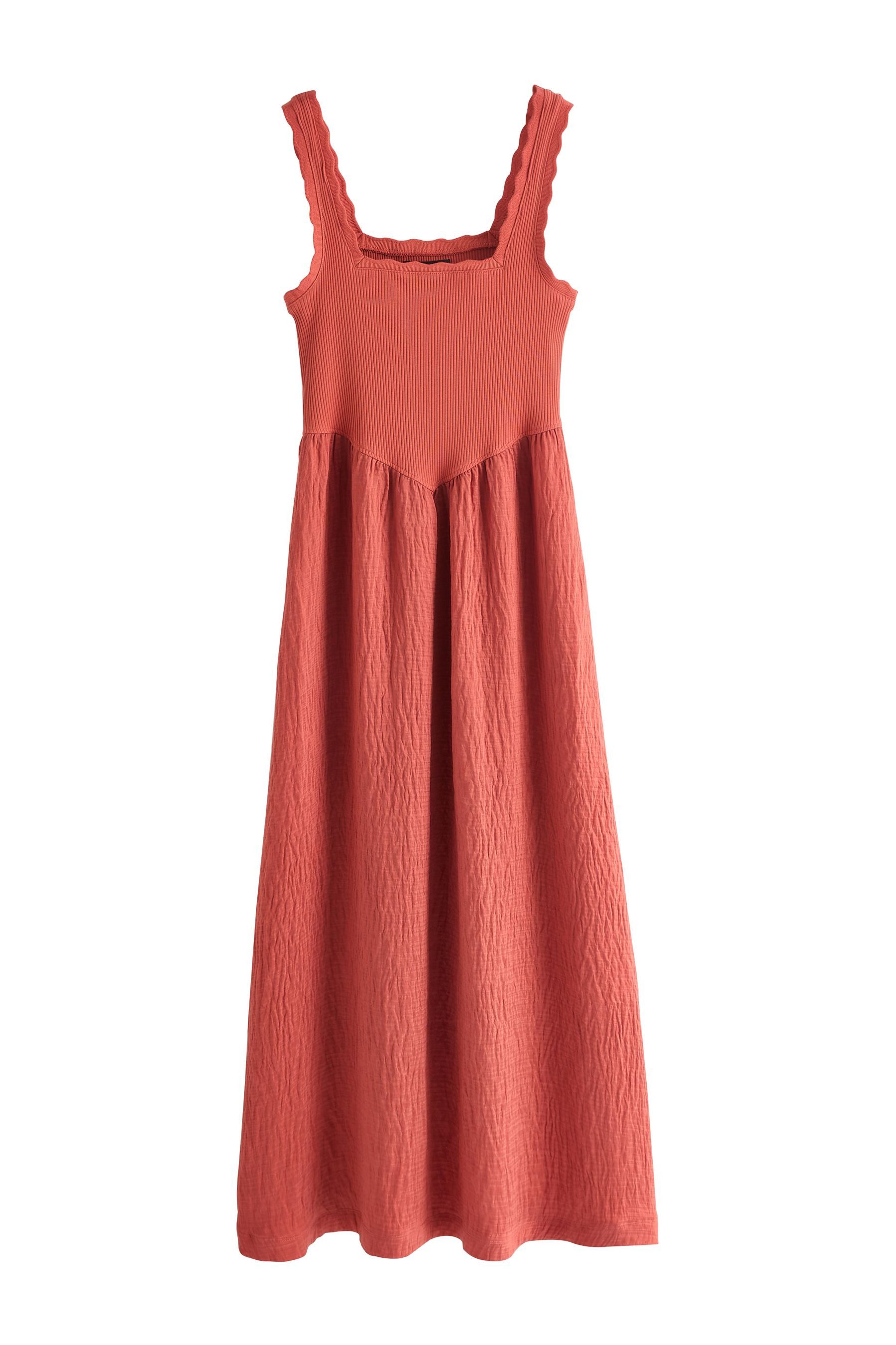 Next Midikleid Midikleid aus Jersey-Mischgewebe (1-tlg)