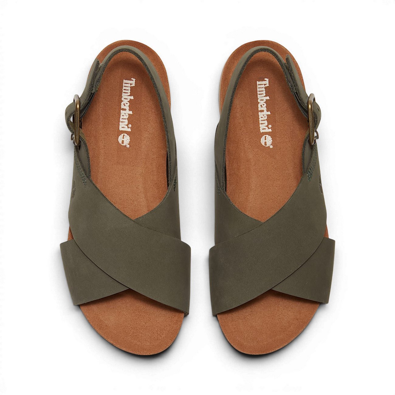 Timberland Malibu Waves Basic Backstrap dunkelgrün Damen Sandale