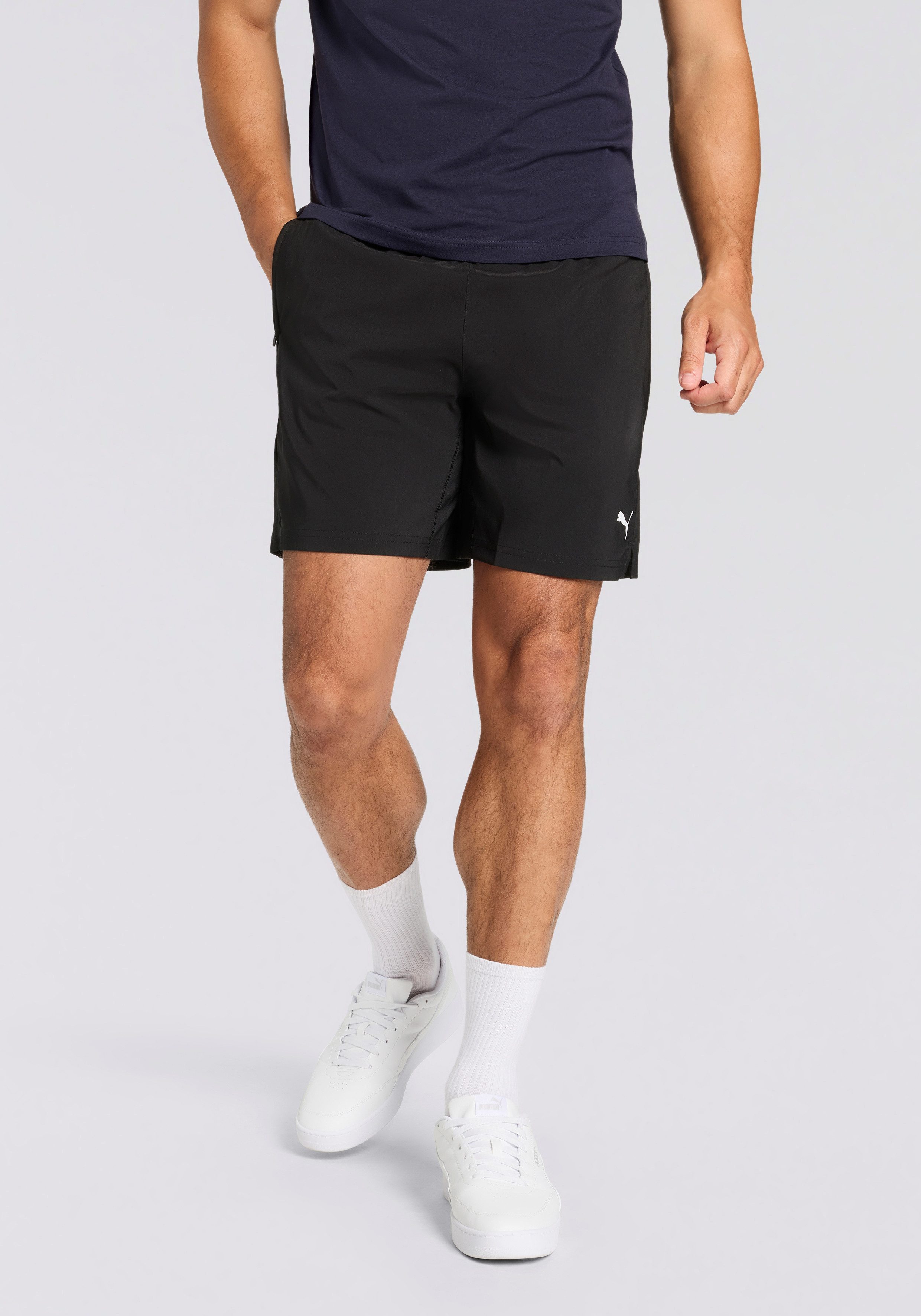 PUMA Trainingsshorts M TAD FOUNDATIONS 7" WOVEN SHORT W/ ZIP POCKETS günstig online kaufen
