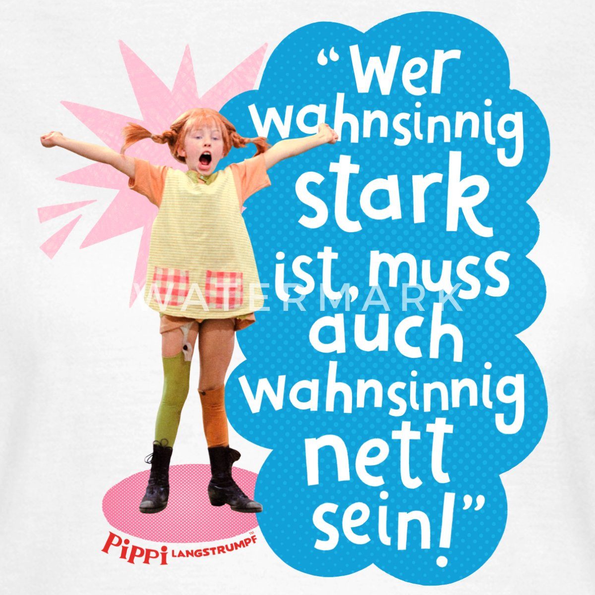 Spreadshirt T-Shirt Pippi Langstrumpf Mit Spruch günstig online kaufen