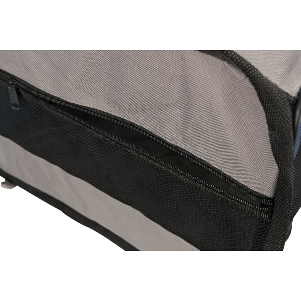 TRIXIE Hunde-Transportbox Hundebox Twister - blau/grau - 45 × 45 × 64 cm