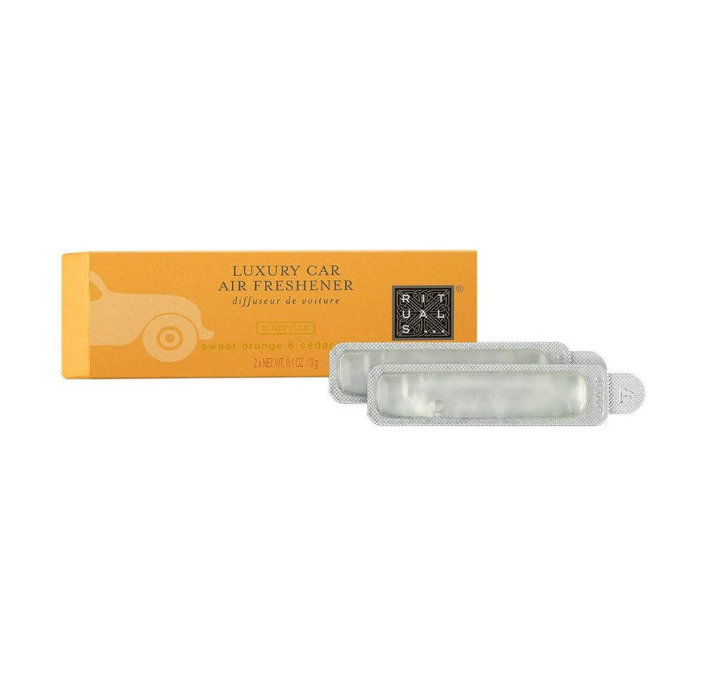 Rituals Raumduft Rituals The Ritual of Mehr Car Air Freshener Refill (Nachfüllpackung für Autoduft – süße Orange & Zedernholz, 2-St)