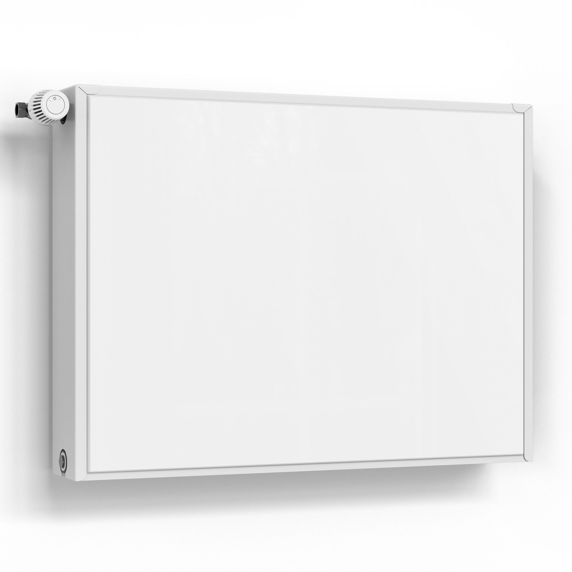 DEQORI Magnetfolie 'Unifarben - Weiß', beschreibbar Heizung Magnetmatte magnetisch Magnetfolie