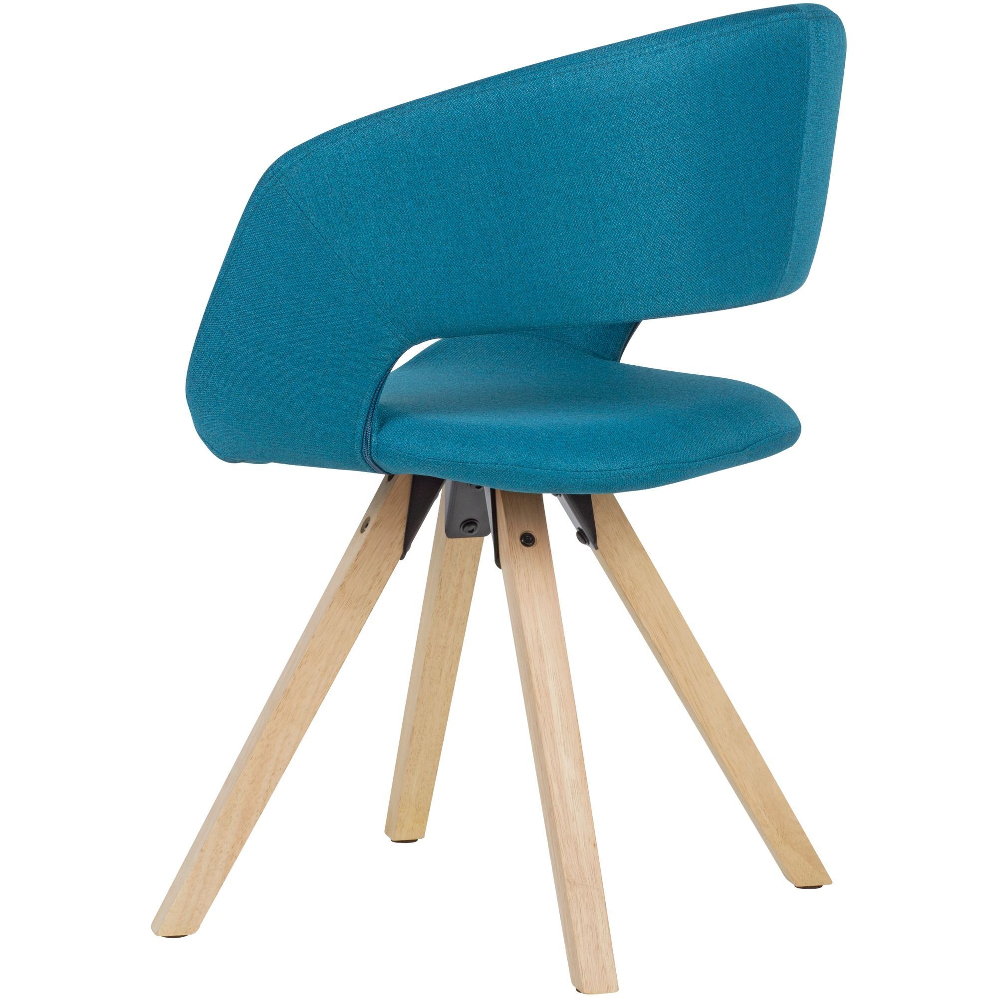 KADIMA DESIGN Esszimmerstuhl Küchenstuhl MELLA: Moderne Blau für Retro Holzstühle Blau | den Esstisch