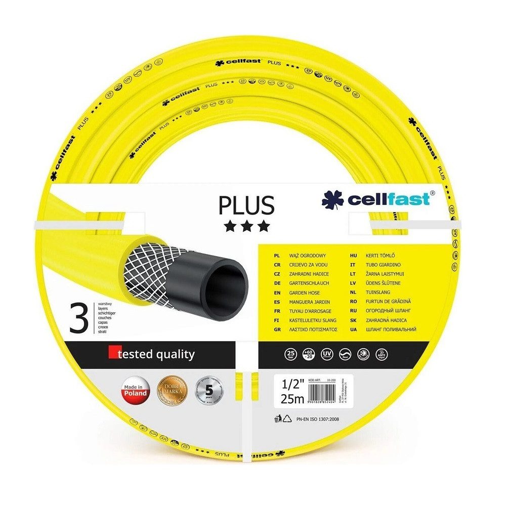 Cellfast Pflanzkübel Cellfast Gartenschlauch PLUS 1/2" 25 m