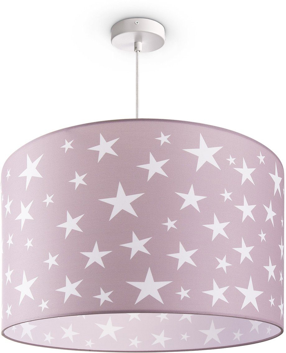 ohne Home Capri Kinderzimmer Sternenhimmel Motiv Kinderlampe LED 315, Paco Deckenlampe E27 Leuchtmittel, Pendelleuchte