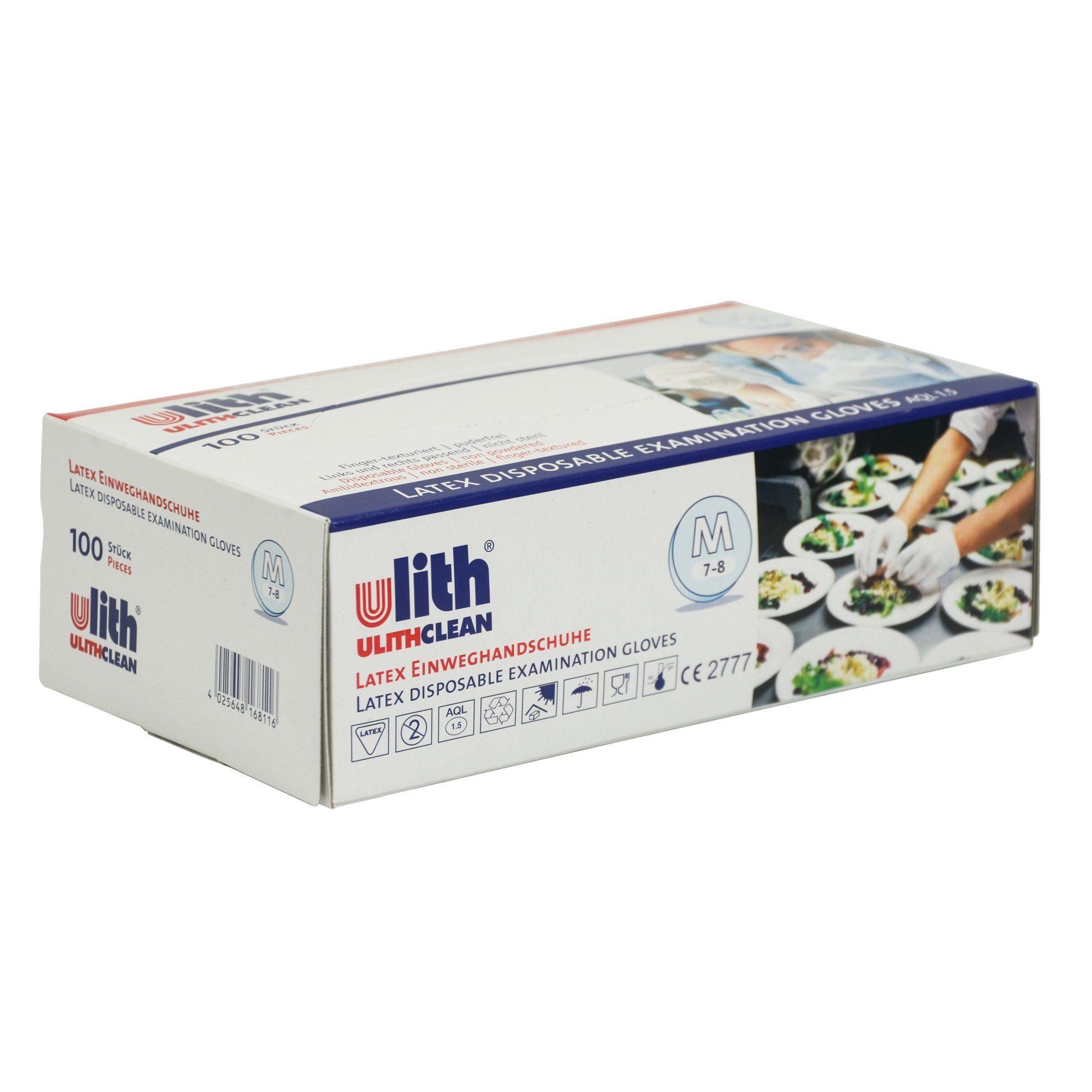 Scorprotect® Einweghandschuhe Latex-Einweghandschuhe Größe M Spenderbox