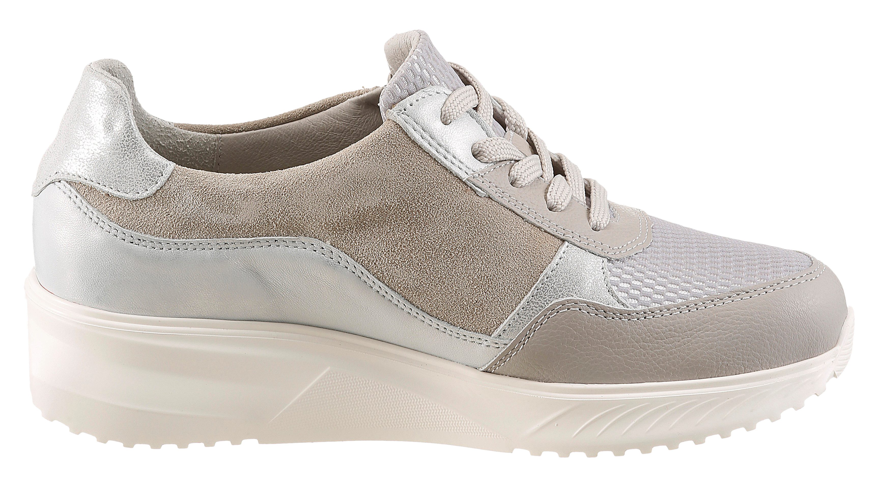 Waldläufer Sneaker Bequemschuh, Schnürschuh, Halbschuh mit Reißverschluss - Weite H
