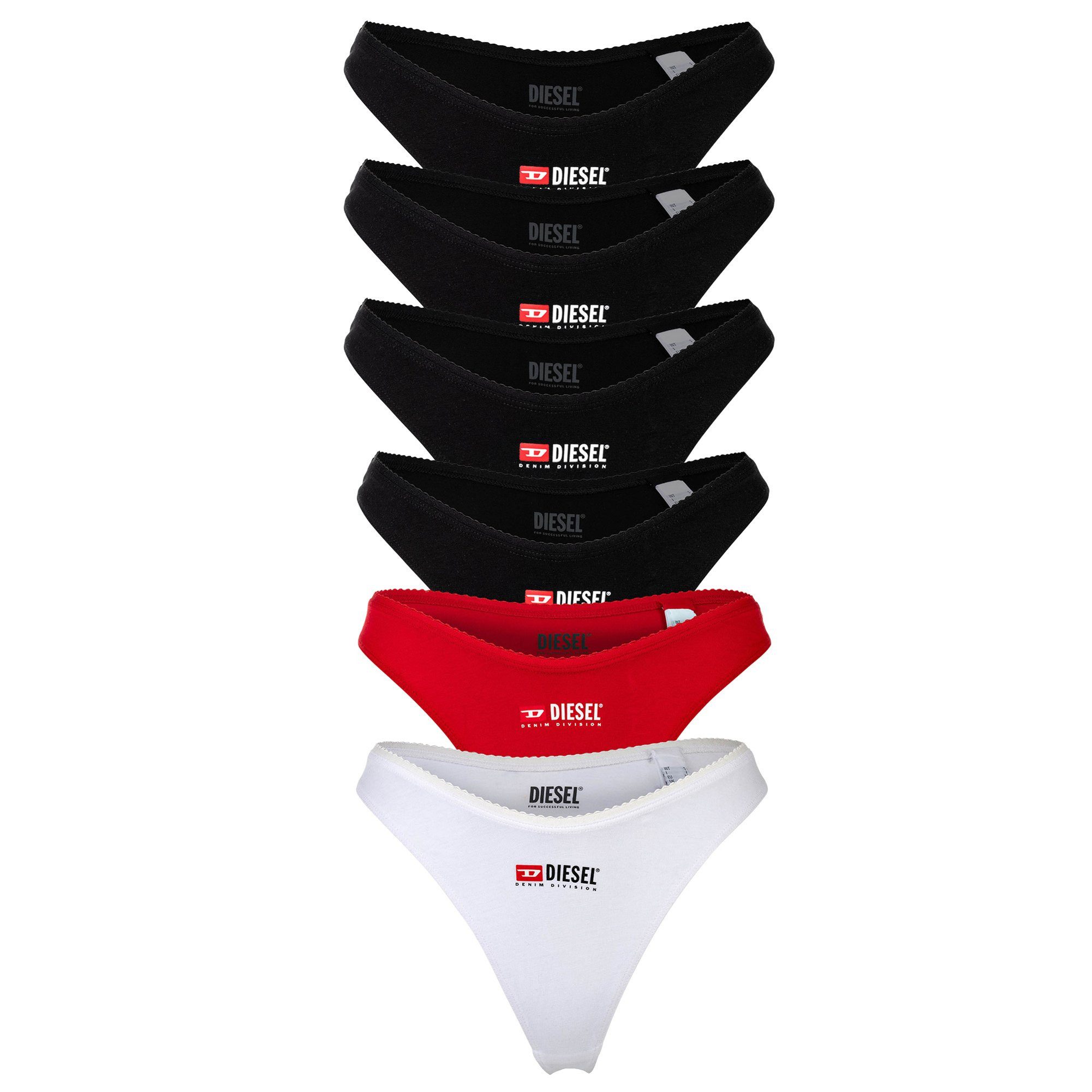 String Damen String 6er Pack Baumwolle