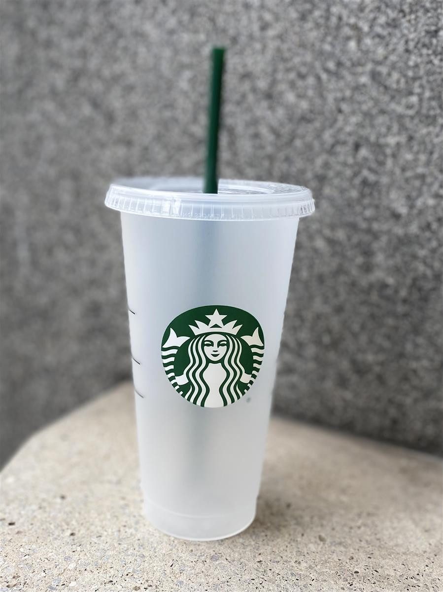 Starbucks Frühstücks-Geschirrset Starbucks Cold Cup Large Edition Becher 710ml wiederverwendbar