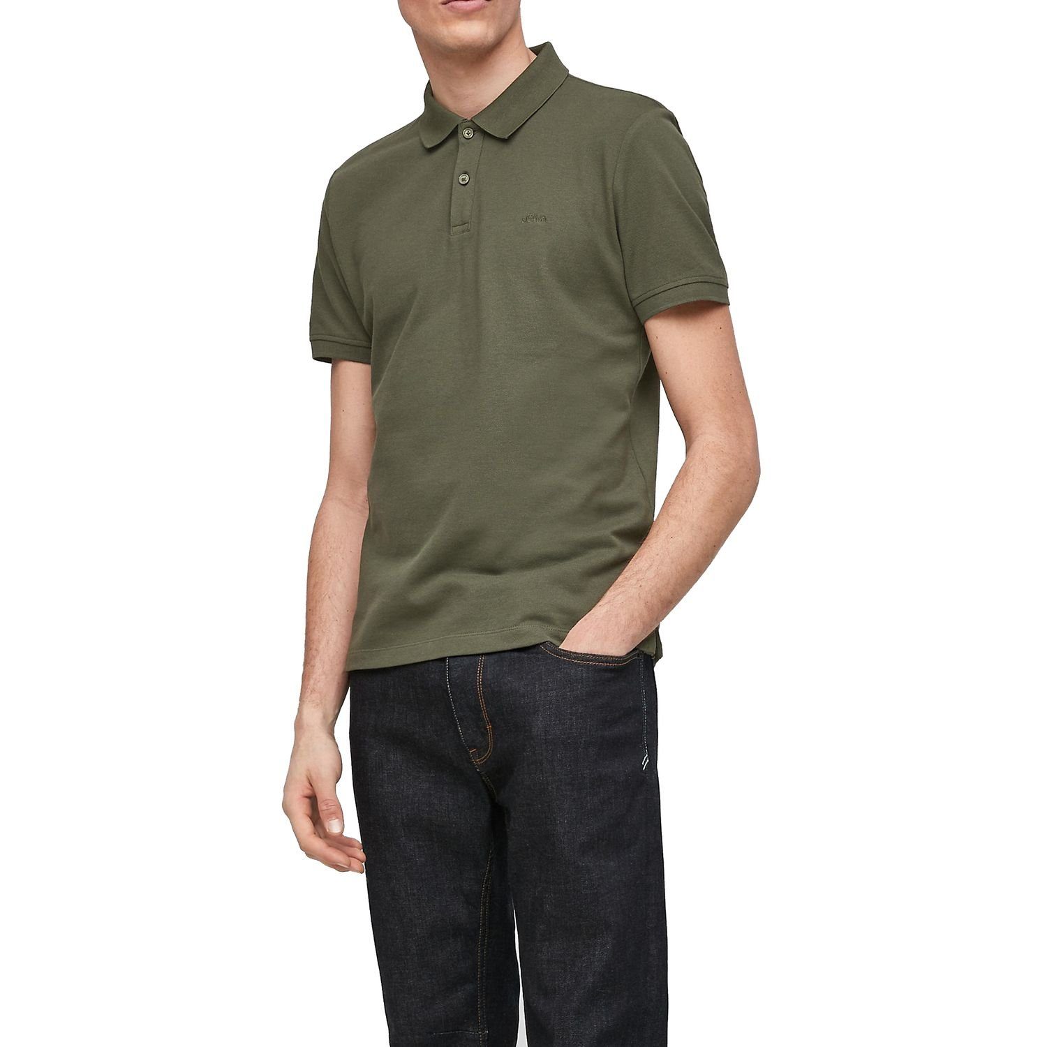 s.Oliver Poloshirt mit Logostickerei günstig online kaufen