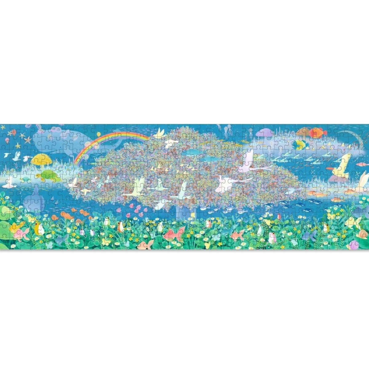 DJECO Puzzle Träumereien 350 Teile Gallery Puzzle für Kinder, 350 Puzzleteile, Gallery Puzzle