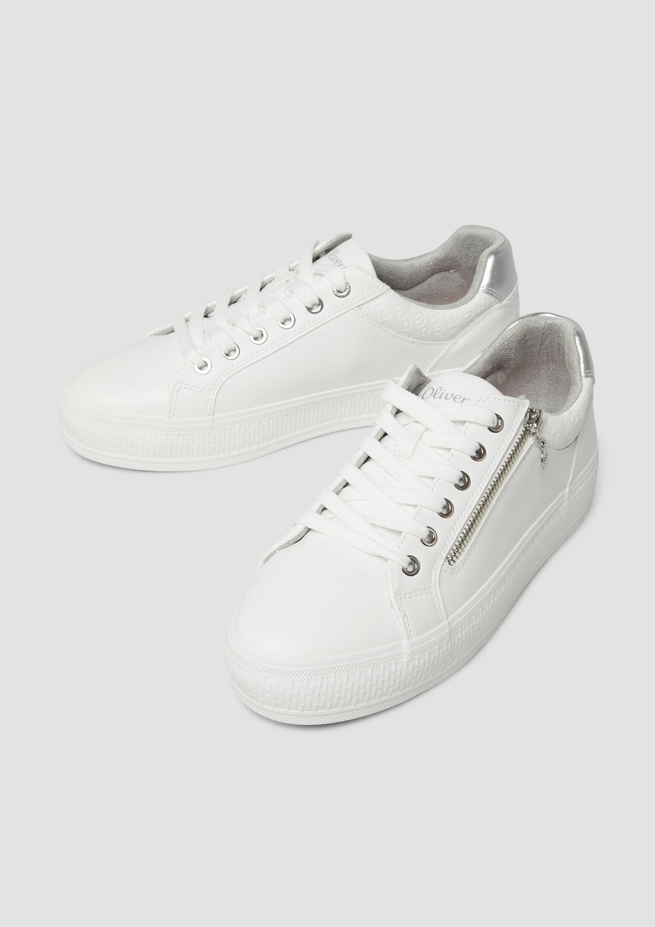 s.Oliver Sneakers Sneaker Sneaker mit Reißverschluss und Gummisohle