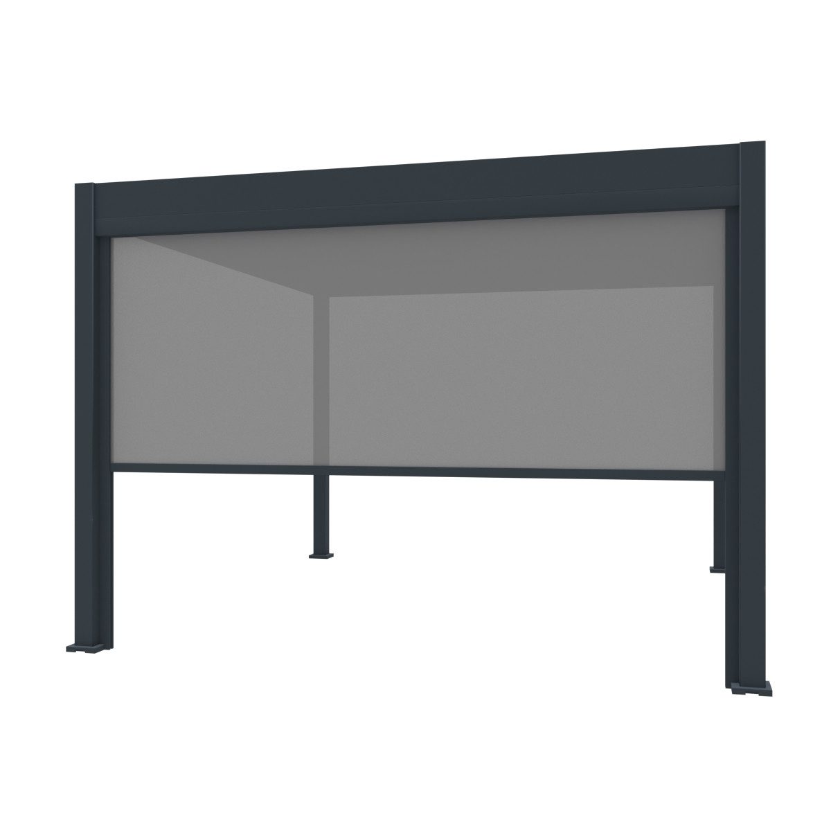 Weide Pavillonseitenteil Sonnenrollo 4 Maße Graphitgrau Für Weide Deluxe Pe günstig online kaufen