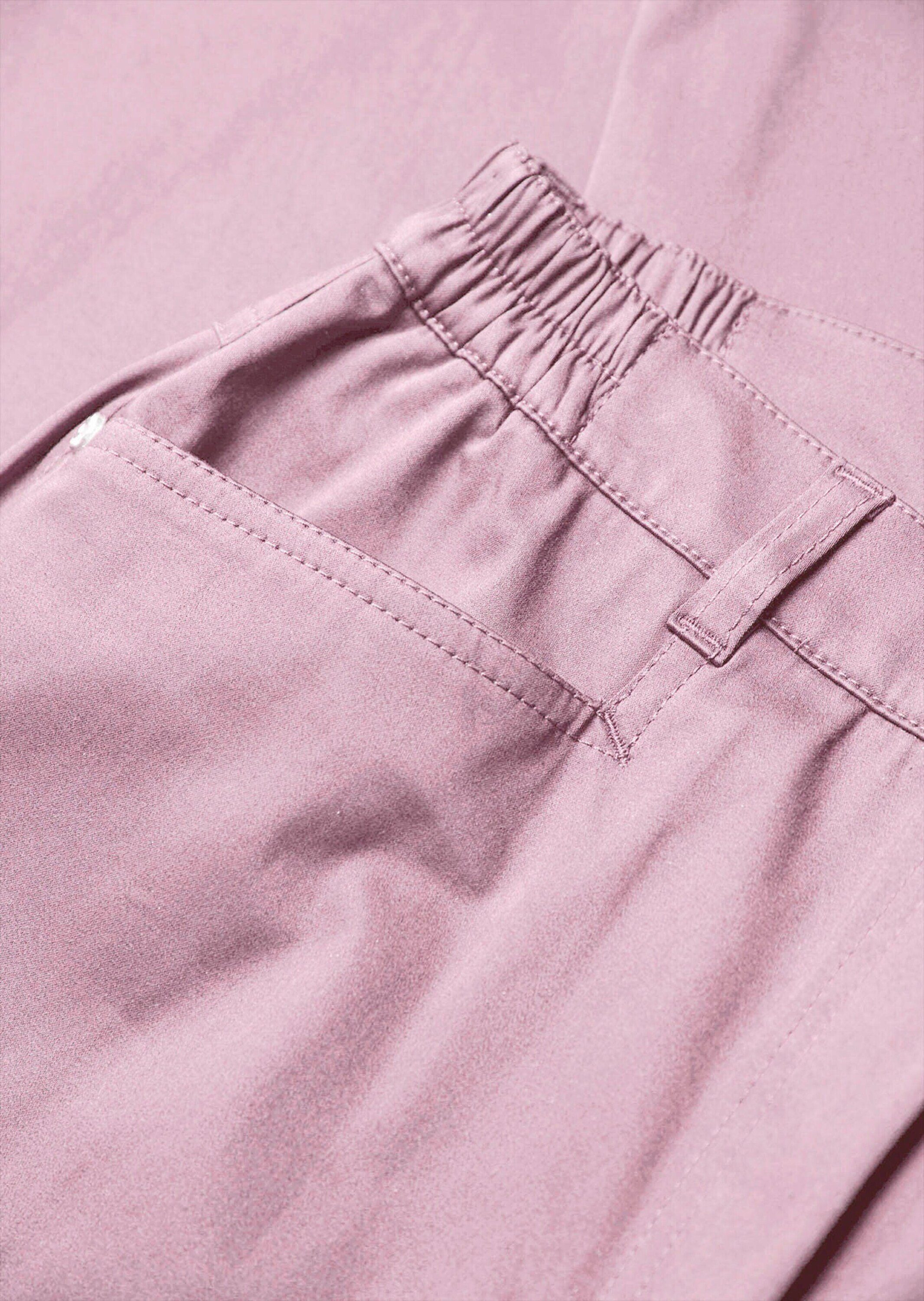GOLDNER Stoffhose Baumwollhose mit Dehnbund Stoffhose mit Eingrifftaschen, Gürtelschlaufen und Knöchellänge – Bild 3 von 3