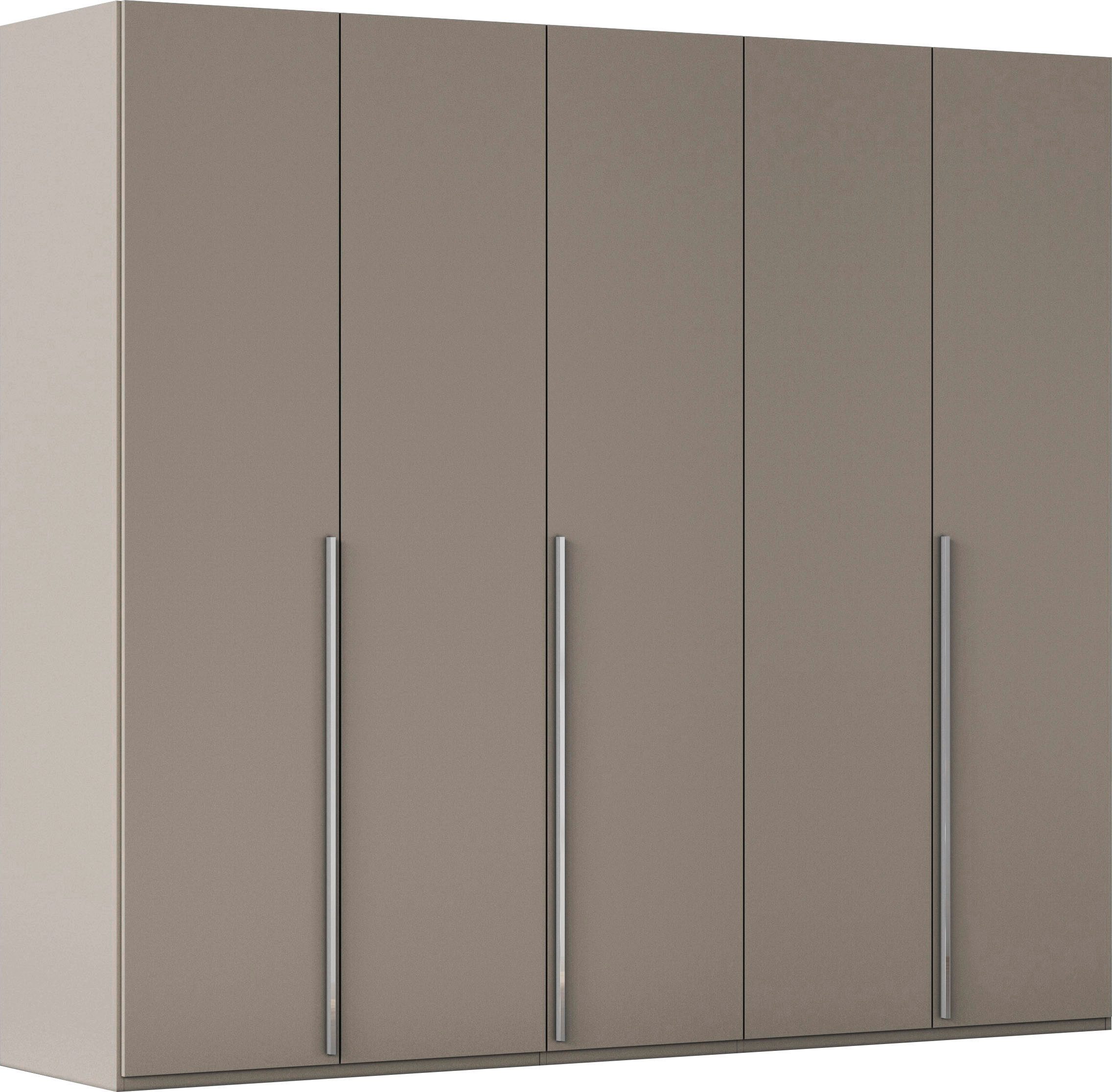 rauch Drehtürenschrank Kleiderschrank Schrank Garderobe Wäscheschrank BESTSELLER MONTCLAR (3 Ausstattungen BASIC/CLASSIC/PREMIUM (SOFT-CLOSE), Breiten 201-400 cm) Front in Glas/Hochglanz/Dekor/Grauspiegel in 5 Breiten MADE IN GERMANY