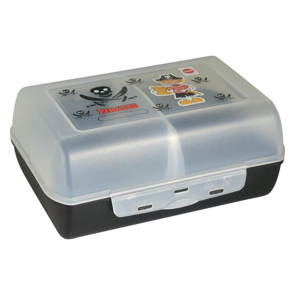 Emsa Frischhaltedose Variabolo Clipbox Pirate mit Trennwand, Kunststoff, (1-tlg)