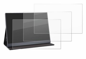 BROTECT flexible Panzerglasfolie für MOMODS Portable Monitor (15.6), Displayschutzglas, 3 Stück, Schutzglas Glasfolie klar