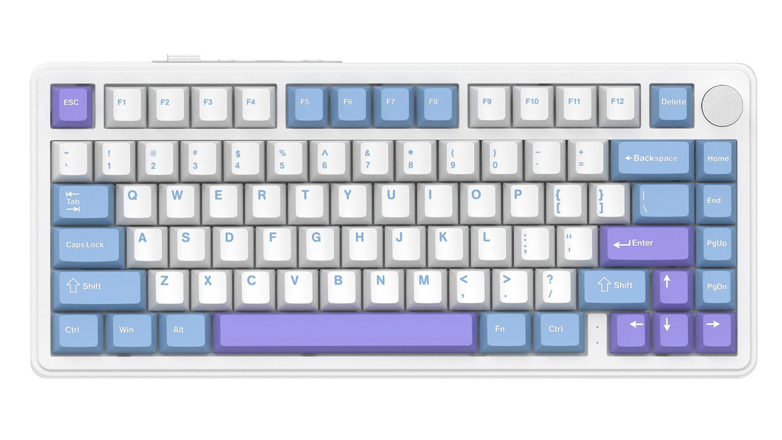 ATTACK SHARK ATTACK SHARK X85 Tri-Mode Gasket Mechanische Tastatur mit Knopf Gaming-Tastatur