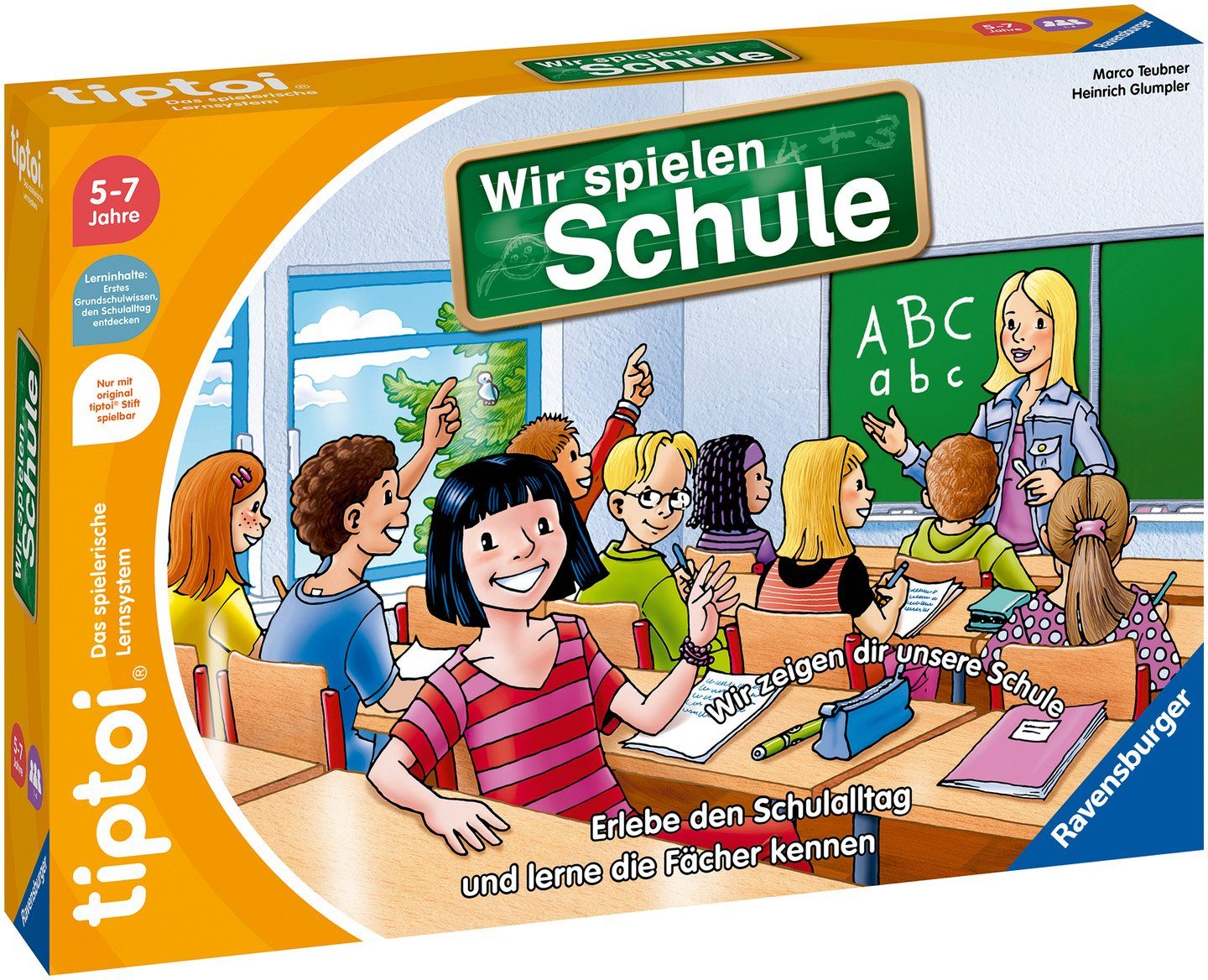 Ravensburger Spiel tiptoi® Wir spielen Schule, Made in Europe – Bild 2 von 4